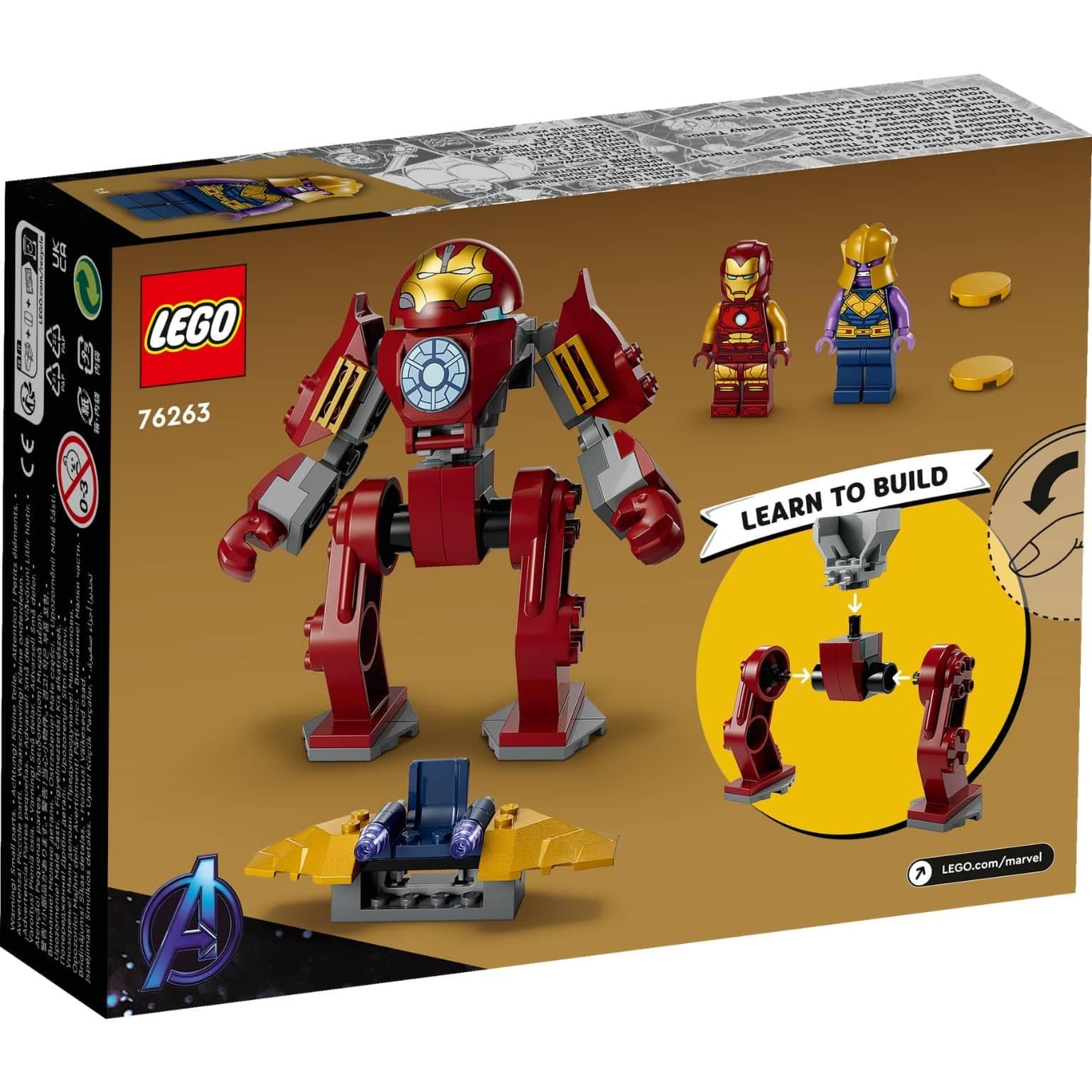 Lego Marvel A Armadura Hulkbuster De Iron Man Contra Thanos 76263 ( Imagem 4 de 4 ) - Preview