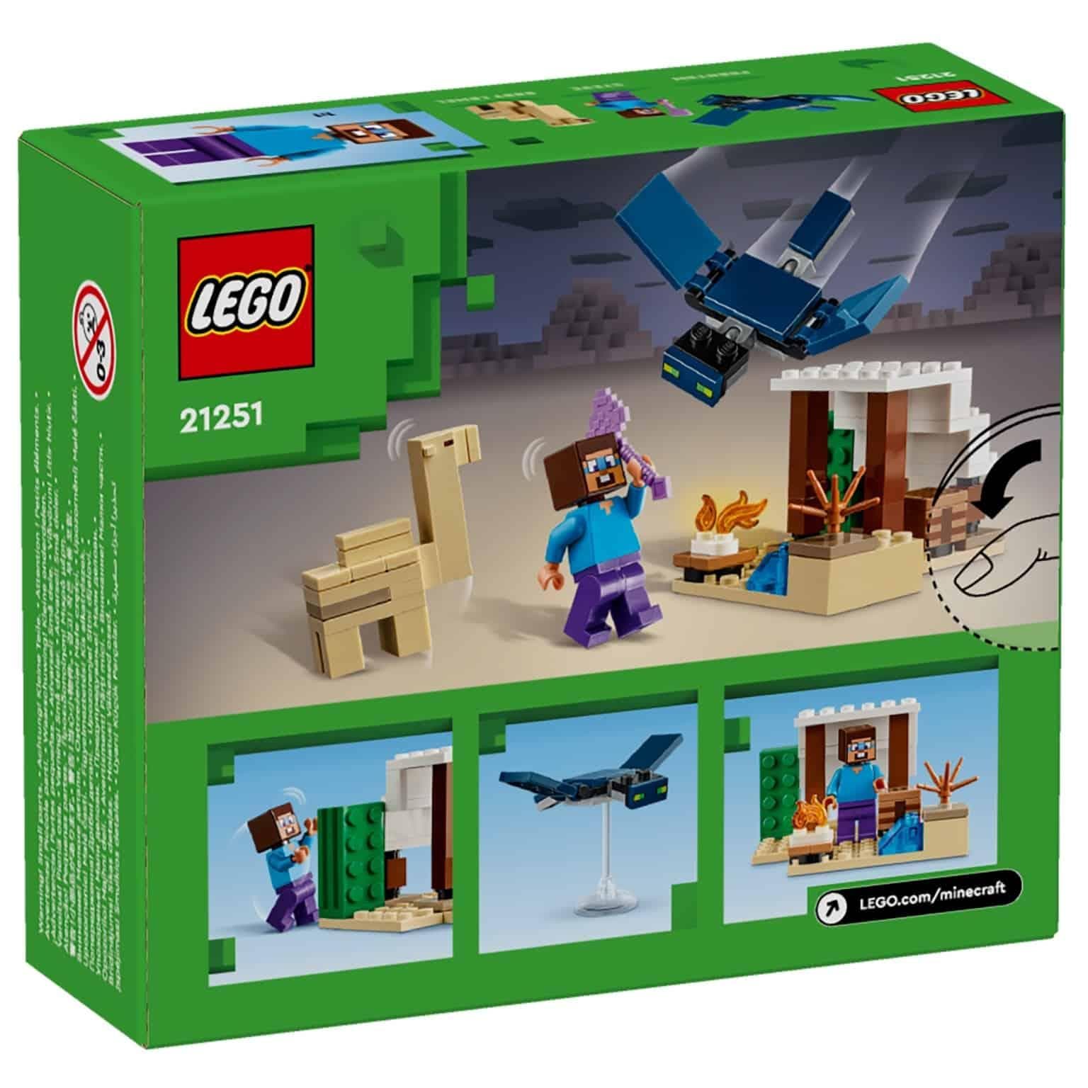 Lego Minecraft Expedicao No Deserto De Steve 21251 ( Imagem 2 de 4 ) - Preview