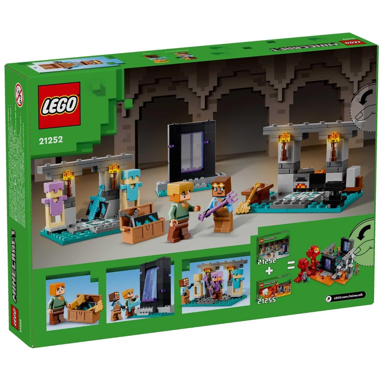 Lego Minecraft O Deposito De Armas 21252 ( Imagem 2 de 4 ) - Preview