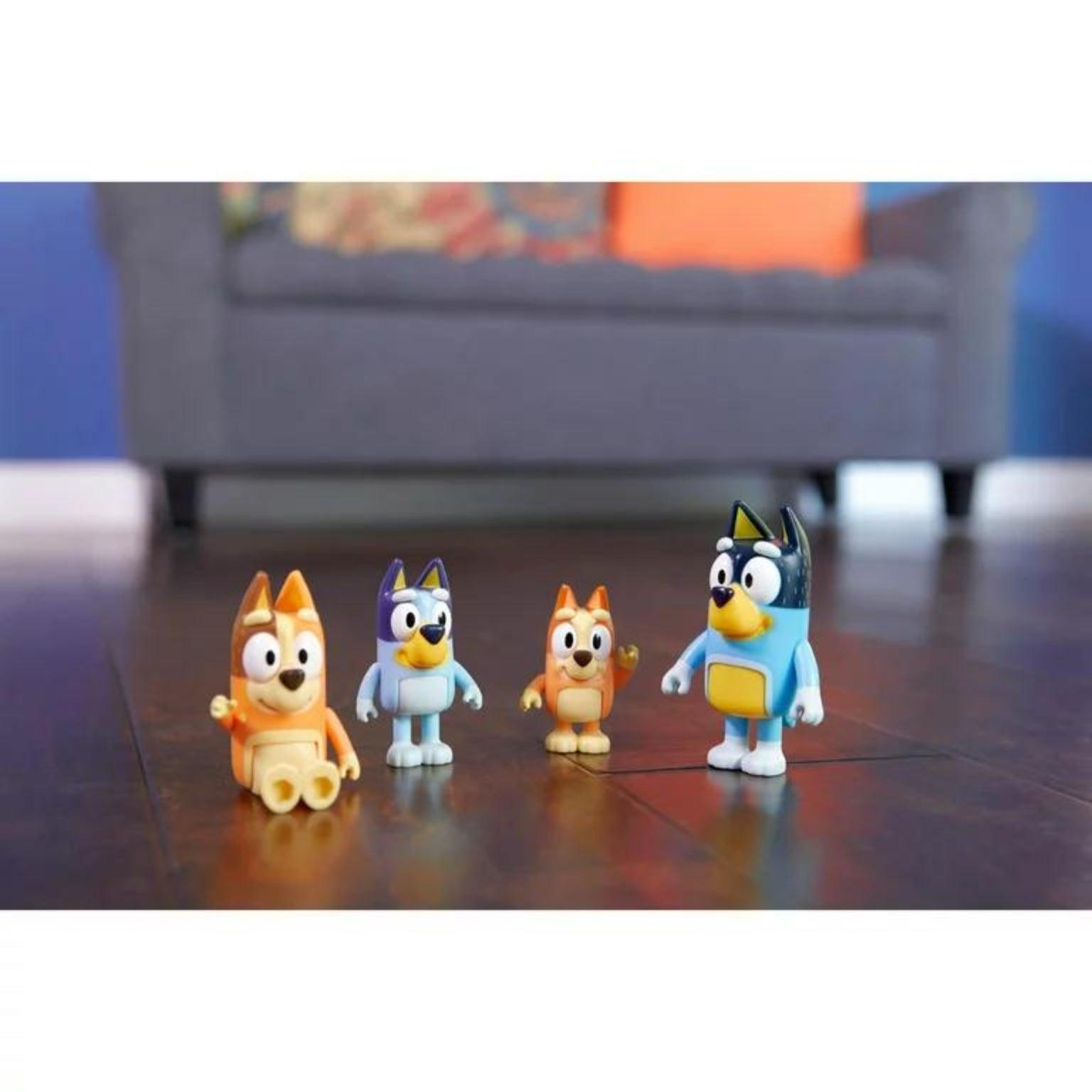 Bluey E A Sua Familia Pack 4 Figuras Famosa Bly01100 ( Imagem 2 de 4 ) - Preview