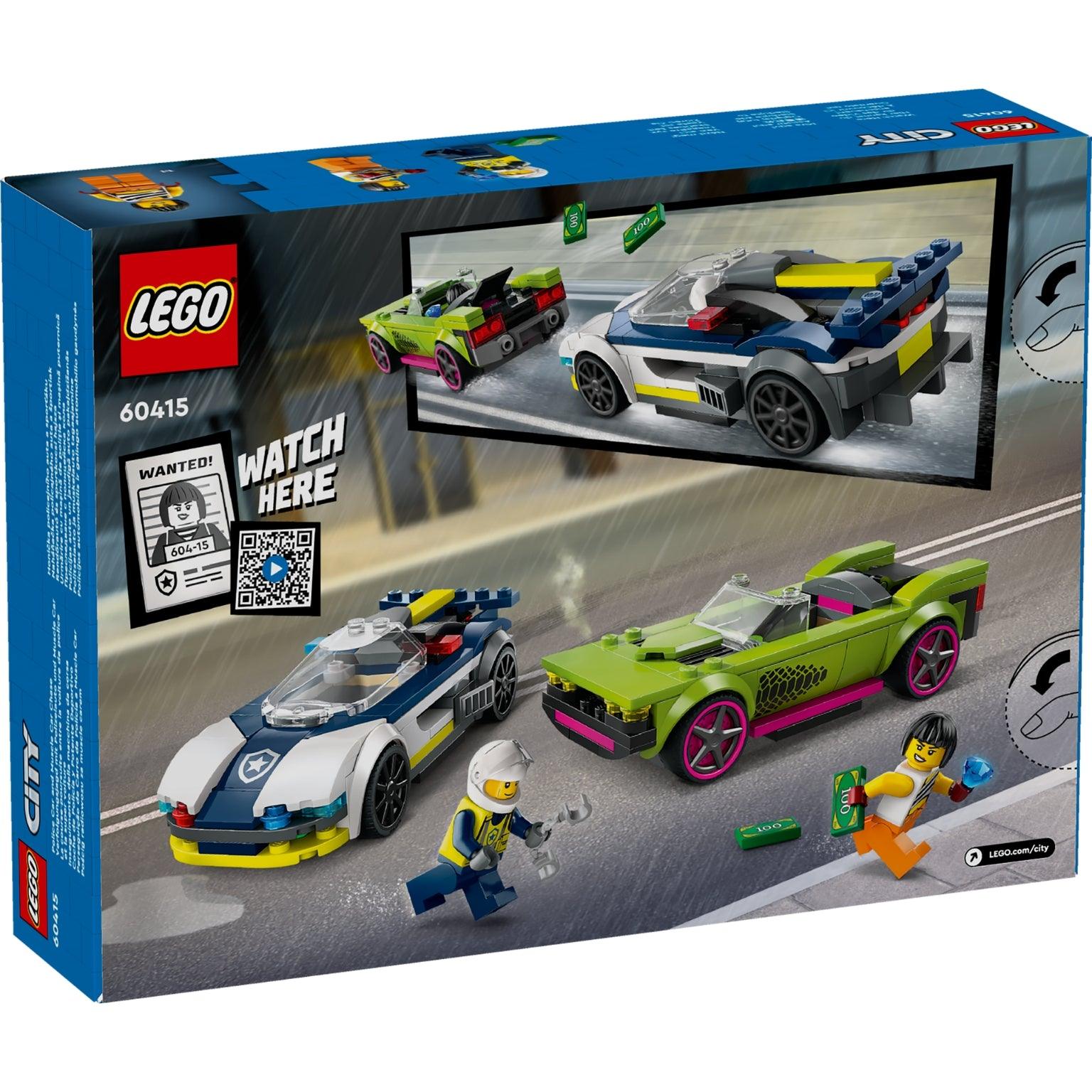 Lego City Perseguição Carro Polícia Muscle Car ( Imagem 2 de 4 ) - Preview