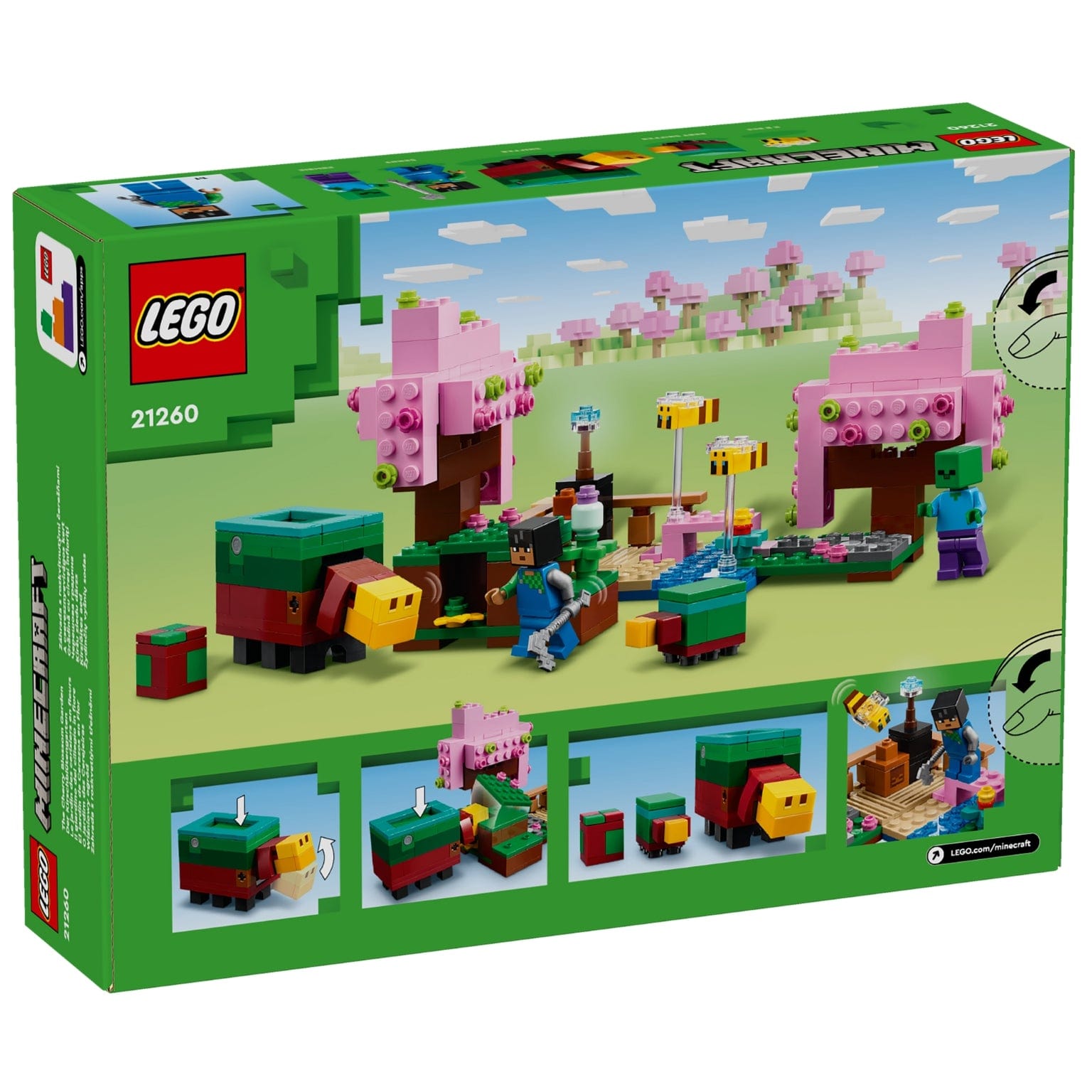Lego Minecraft O Jardim Das Cerejeiras 21260 ( Imagem 2 de 4 ) - Preview