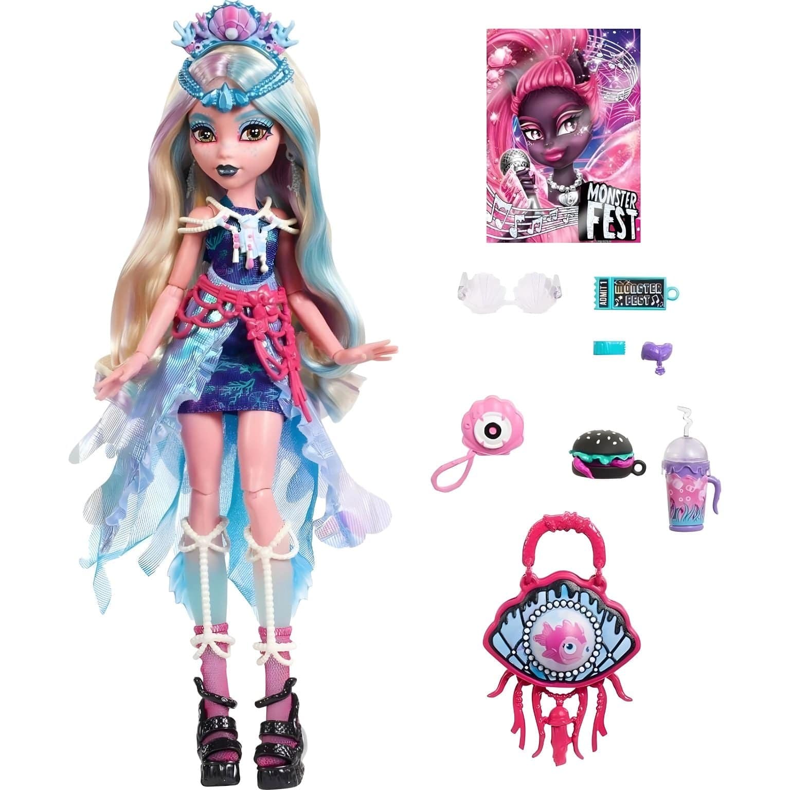 Boneca monstro Monster Fest Lagoona Blue Monster High ( Imagem 3 de 4 ) - Preview