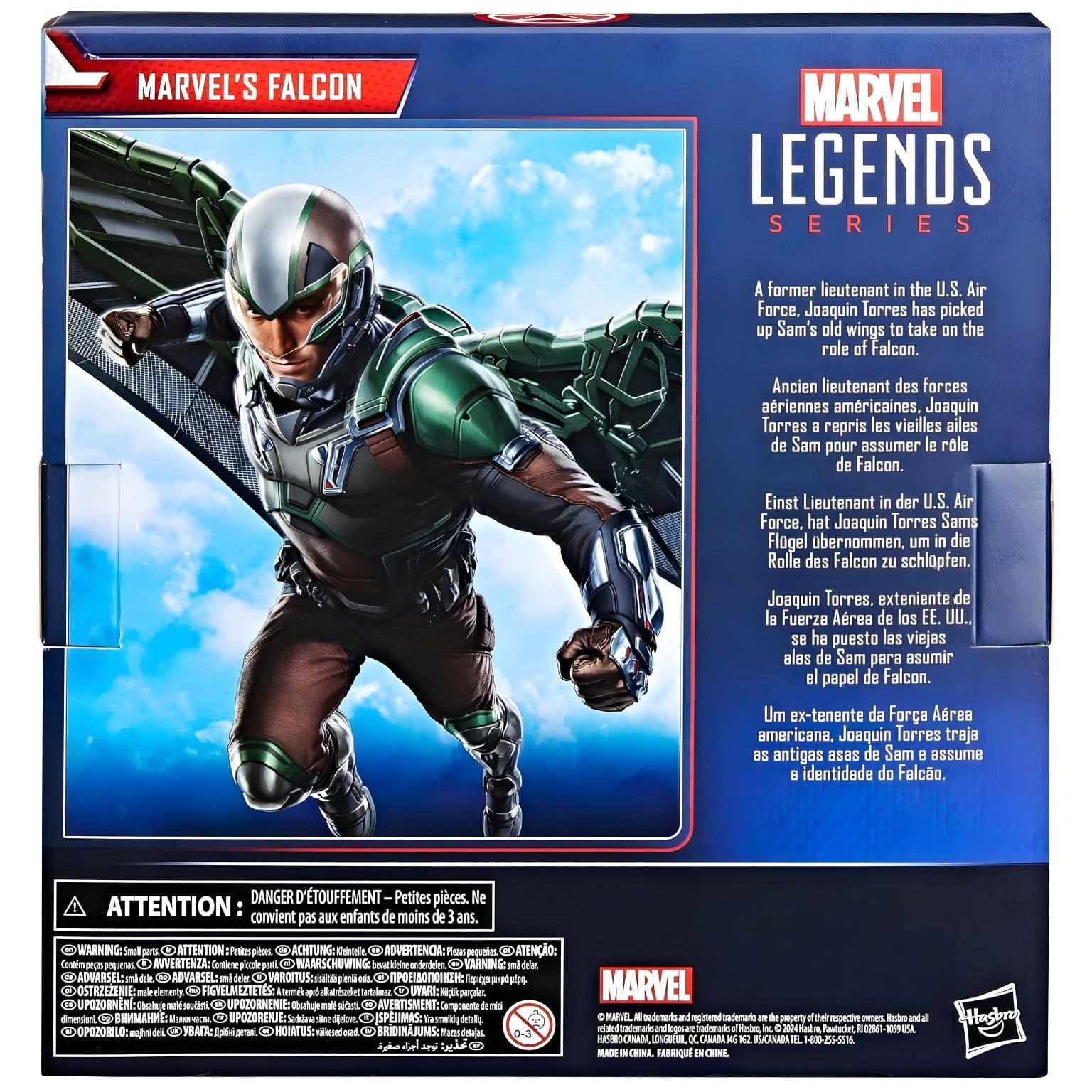 Action-Figure Marvel Legends Series: Captain America Brave New World - Marvel's Falcon ( Imagem 4 de 4 ) - Preview