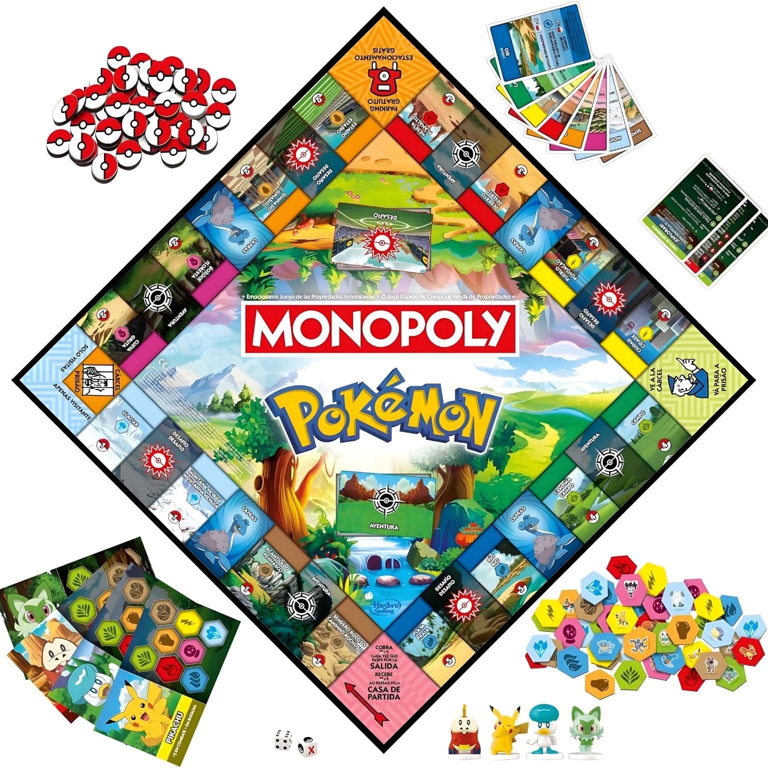 Monopoly Pokemon (Español y Portugues) ( Imagem 2 de 4 ) - Preview
