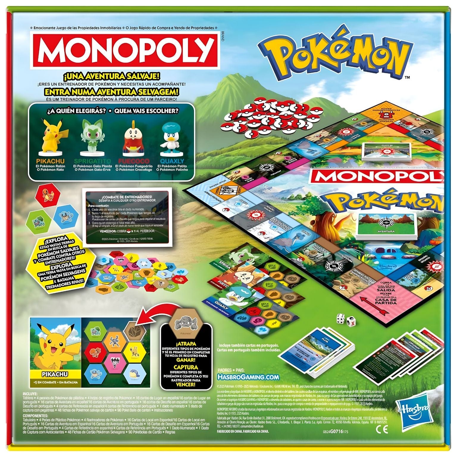 Monopoly Pokemon (Español y Portugues) ( Imagem 4 de 4 ) - Preview