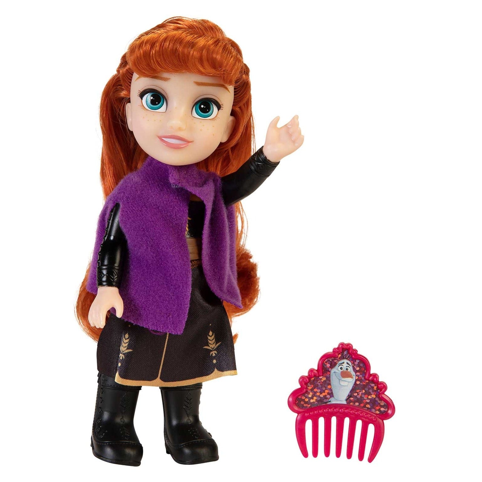 Boneca Princesa Disney - Anna com vestido preto ( Imagem 2 de 4 ) - Preview