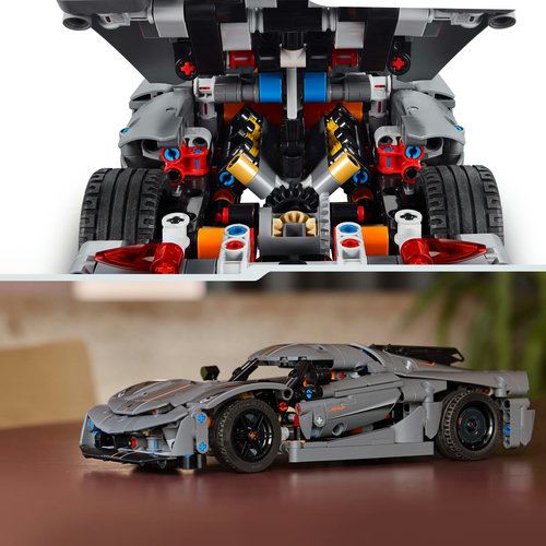 LEGO Technic 42173 - Hipercarro Cinzento Koenigsegg Jesko Absolut ( Imagem 5 de 6 ) - Preview