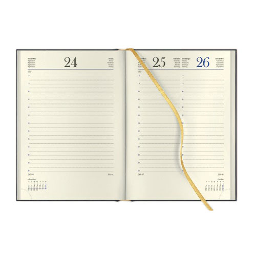 Agenda Diária A5 2026 Papiro Tucson Castanha A21 ( Imagem 2 de 2 ) - Preview