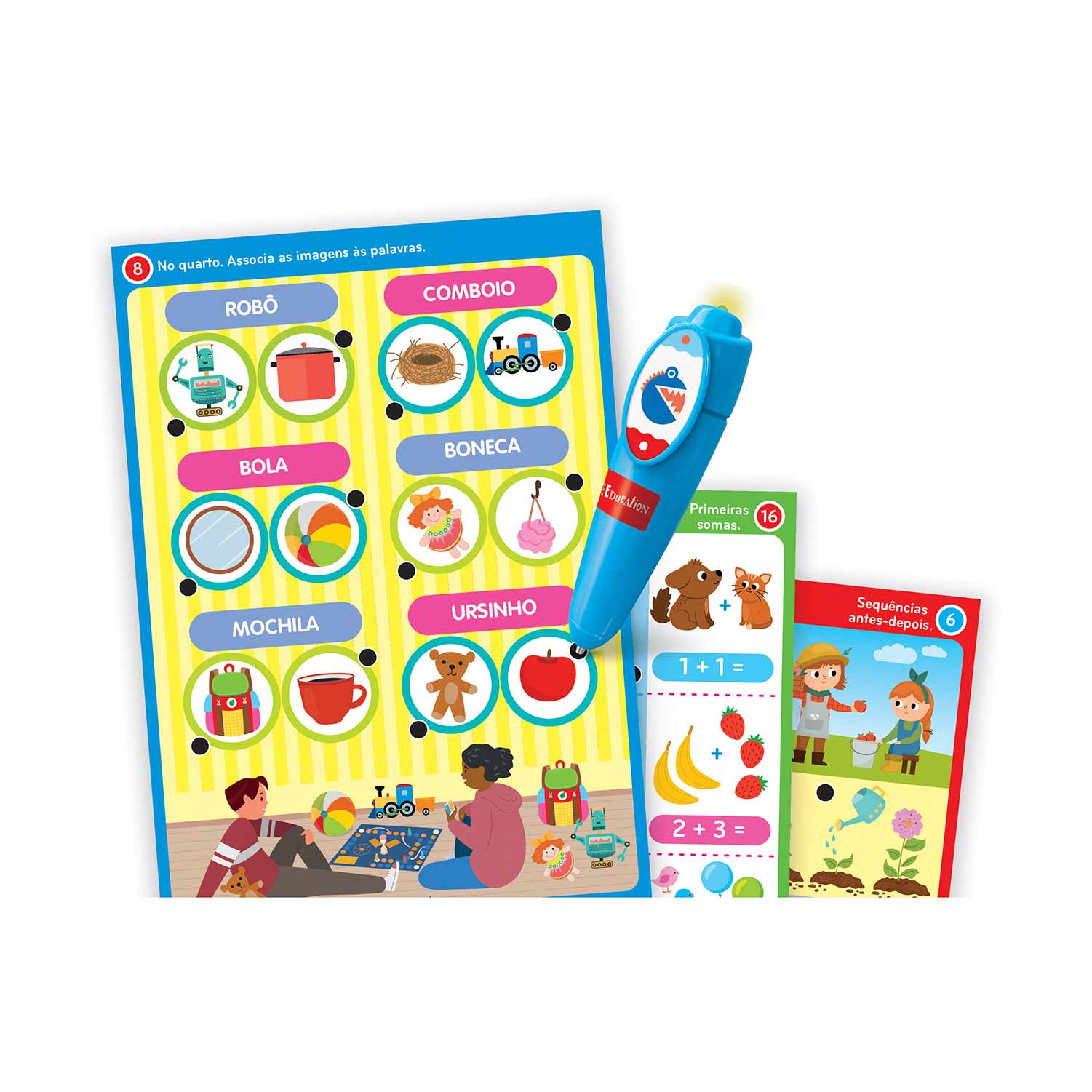 Interactive Pen - Jardim De Infância 4-6 Anos Clementoni Education 67446 ( Imagem 2 de 4 ) - Preview