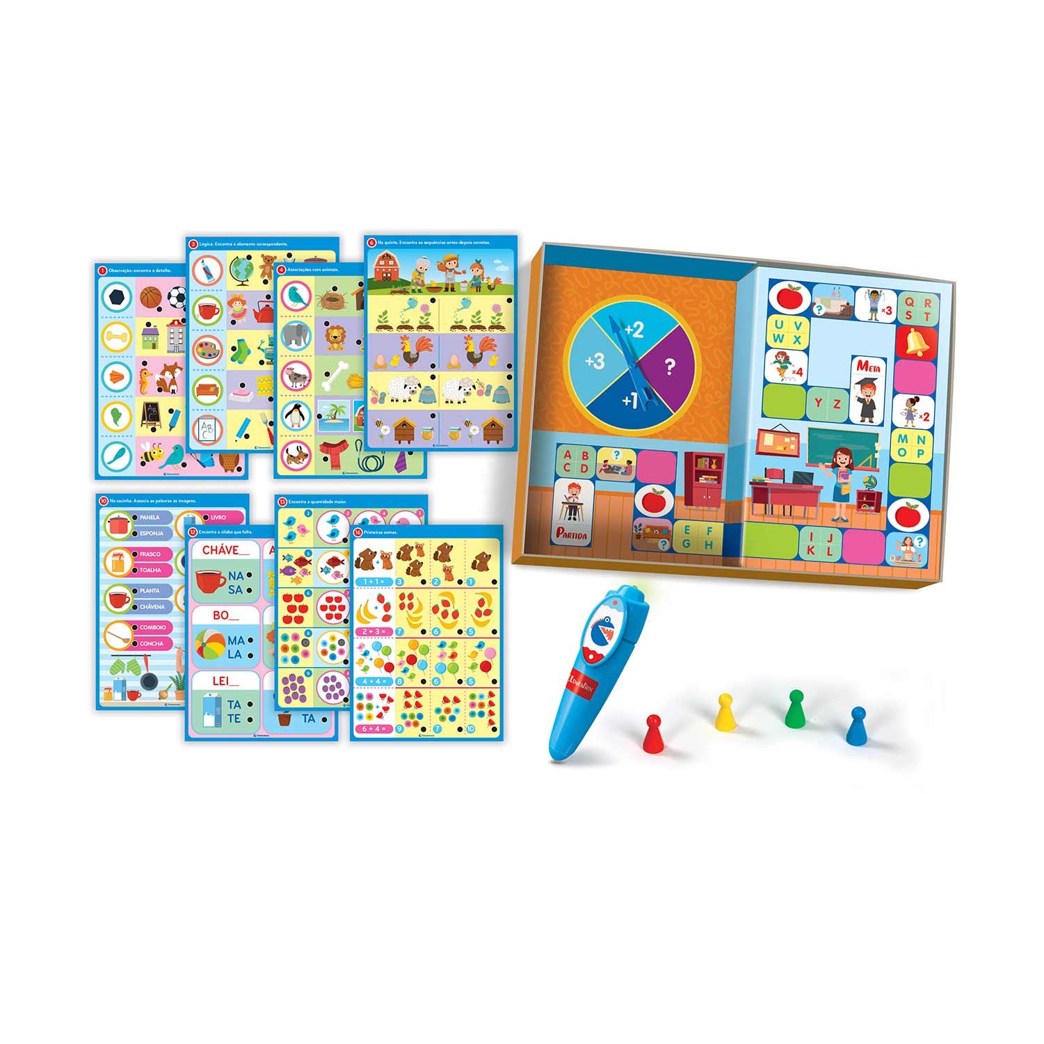 Interactive Pen - Jardim De Infância 4-6 Anos Clementoni Education 67446 ( Imagem 3 de 4 ) - Preview