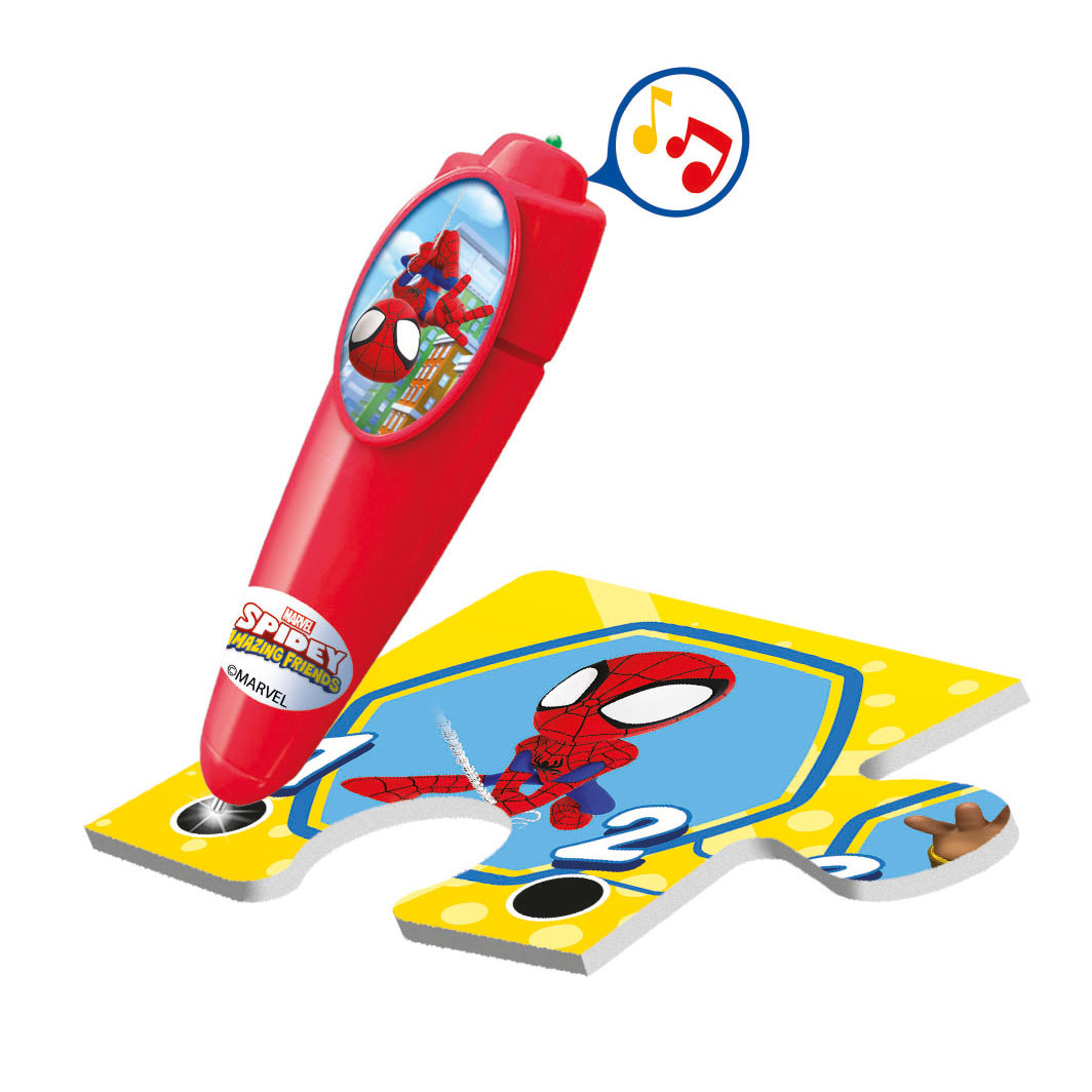 Tapete Puzzle + Jogo Interativo Spidey And His Amazing Friends Clementoni Disney Junior 16686 ( Imagem 3 de 4 ) - Preview
