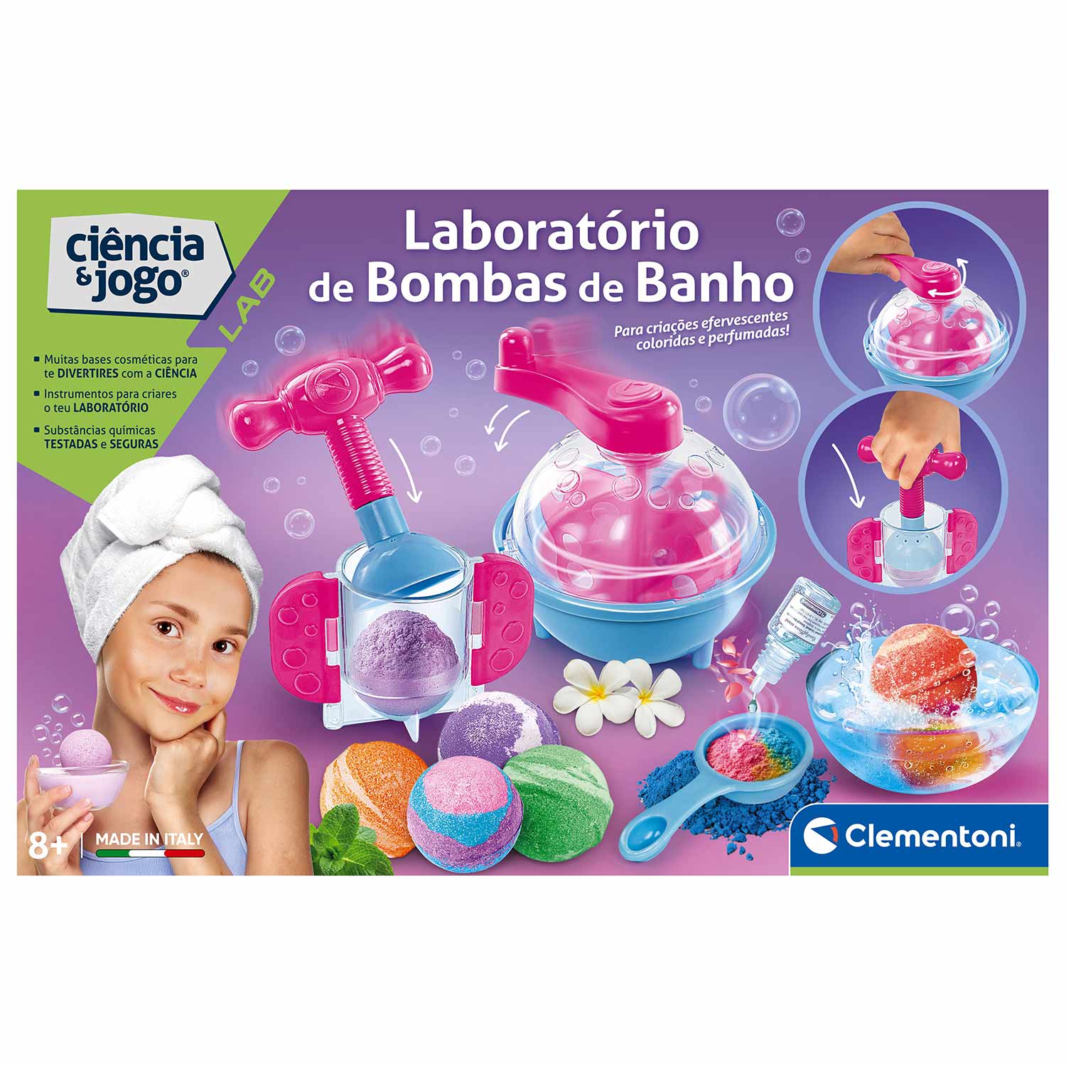 Laboratório De Bombas De Banho Clementoni Ciência & Jogo Lab 67478 ( Imagem 3 de 3 ) - Preview