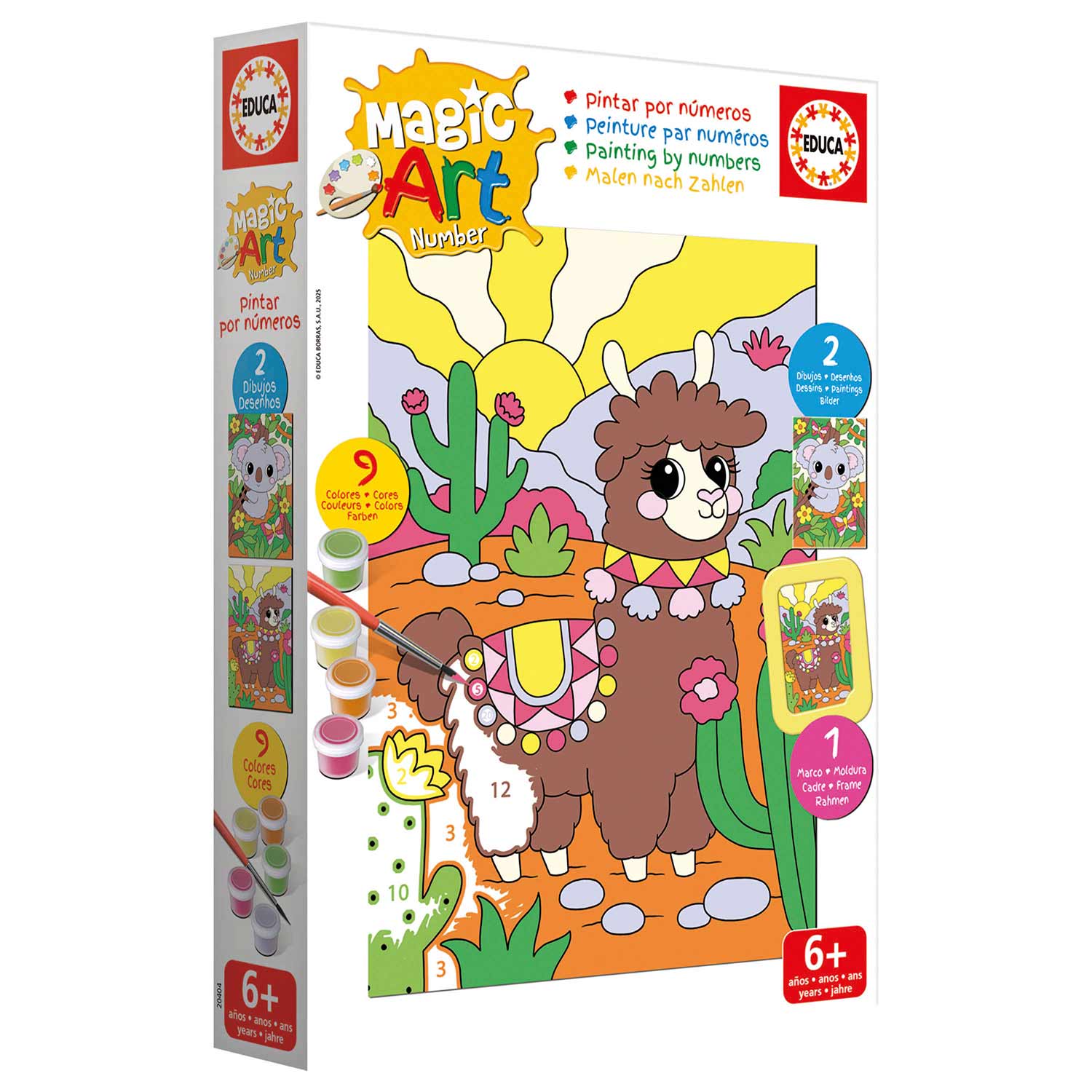 Magic Art Number - Lama E Coala 6+ Educa 20404 ( Imagem 2 de 4 ) - Preview