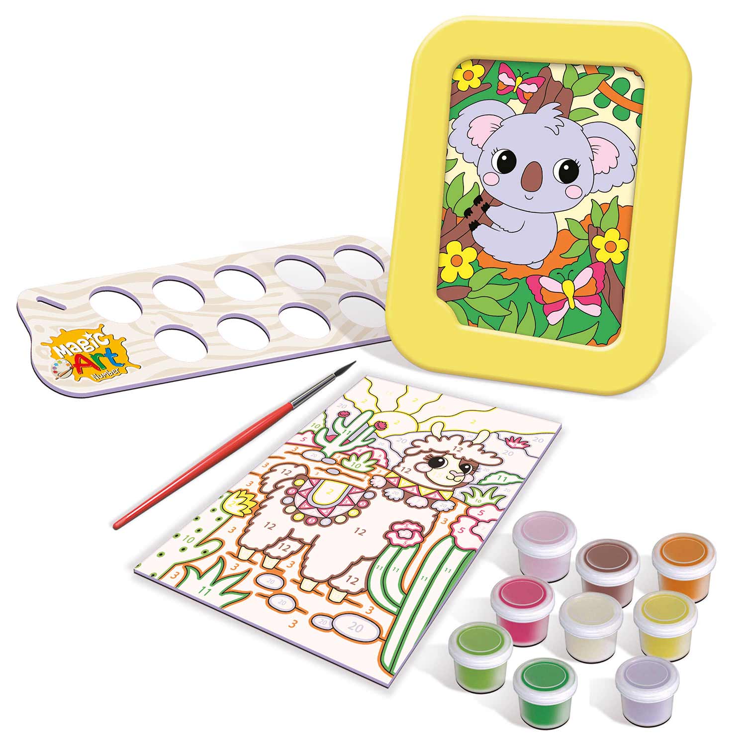 Magic Art Number - Lama E Coala 6+ Educa 20404 ( Imagem 3 de 4 ) - Preview