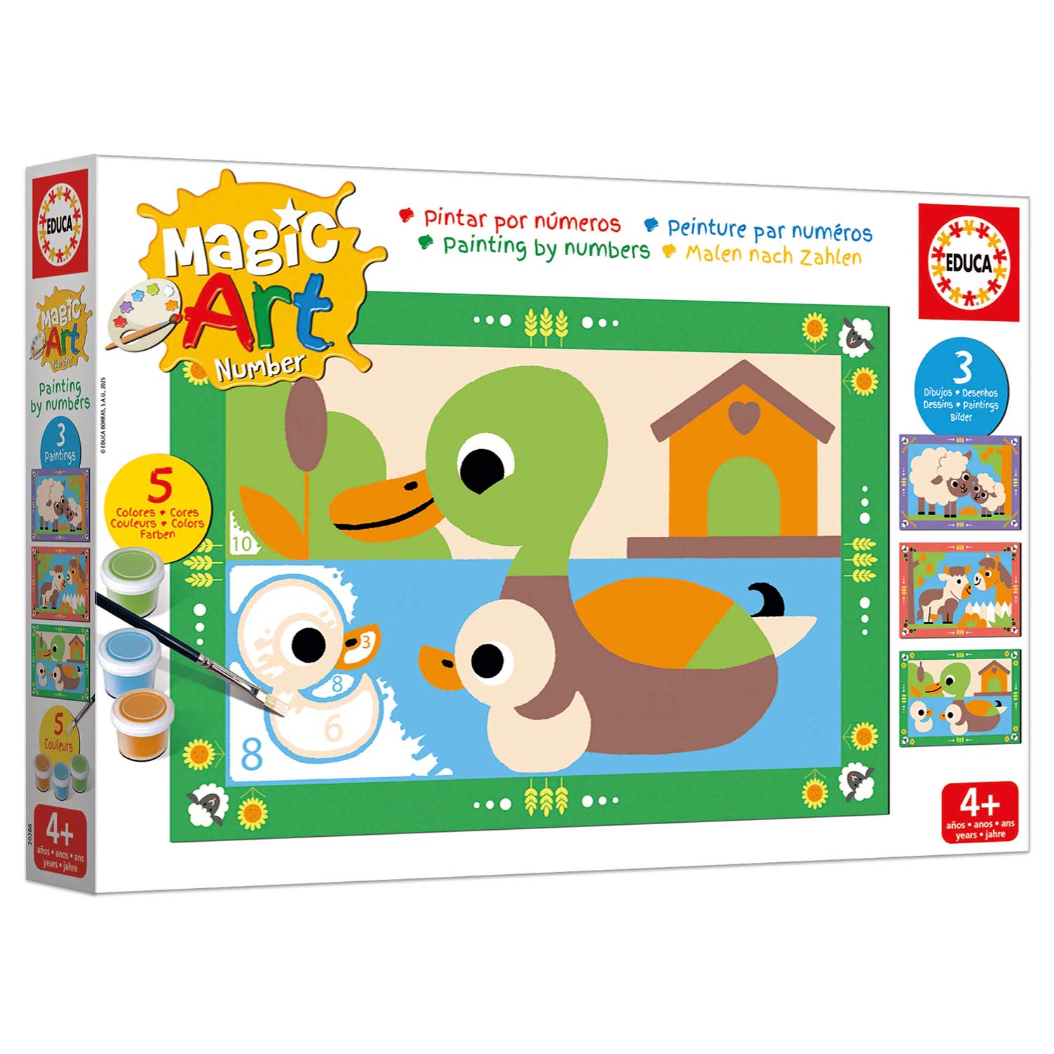 Magic Art Number - A Quinta 4+ Educa 20286 ( Imagem 2 de 4 ) - Preview