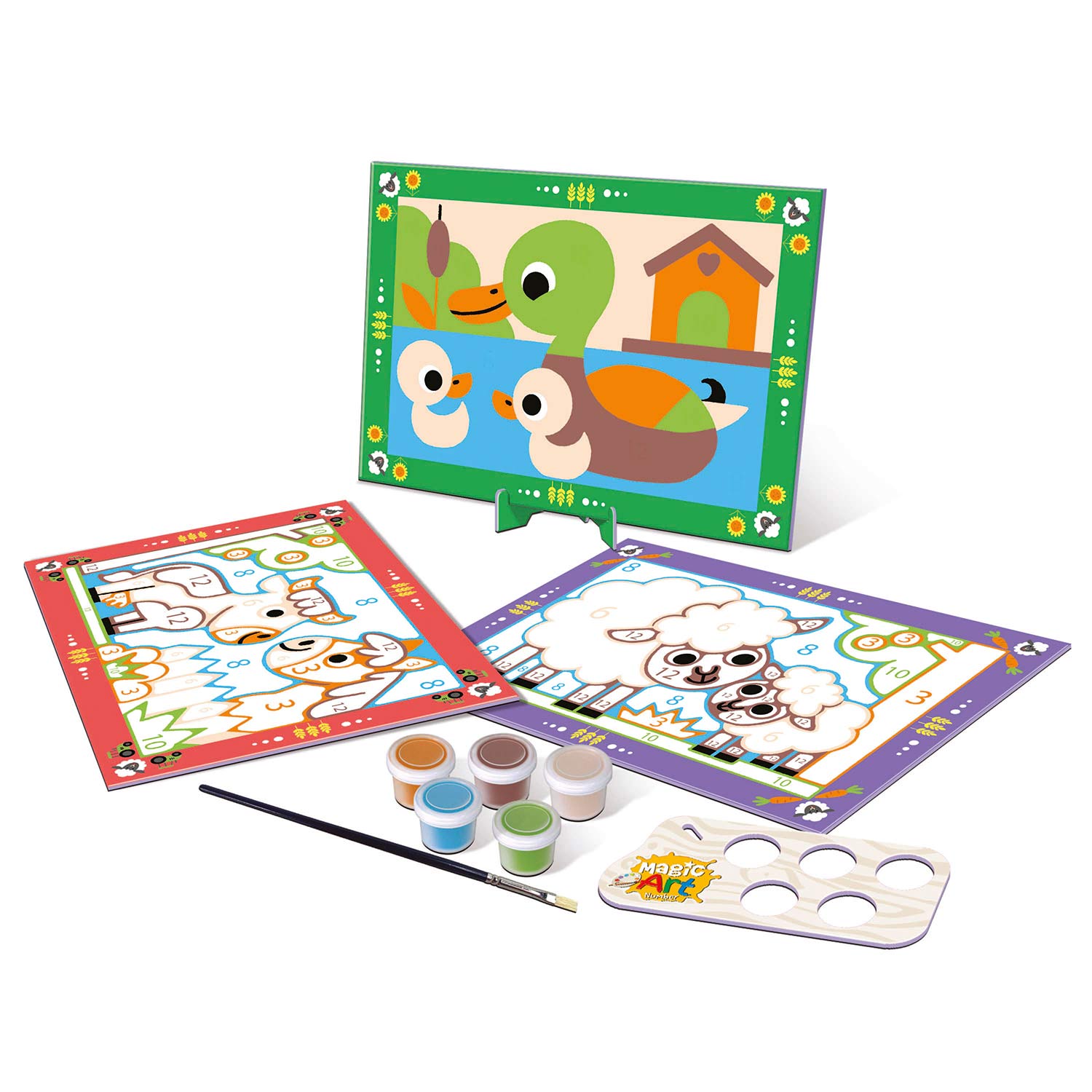 Magic Art Number - A Quinta 4+ Educa 20286 ( Imagem 3 de 4 ) - Preview