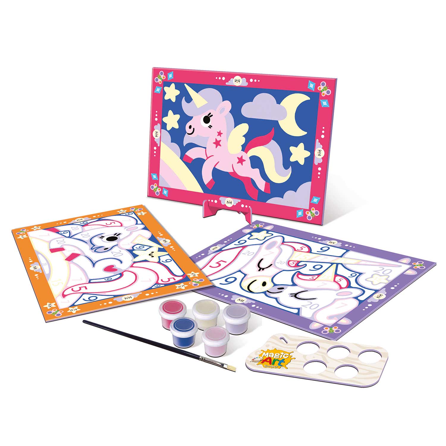 Magic Art Number - Unicornios 4+ Educa 20288 ( Imagem 3 de 4 ) - Preview