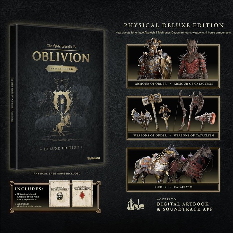 The Elder Scrolls IV: Oblivion Remastered - Deluxe Edition PS5 ( Imagem 2 de 2 ) - Preview