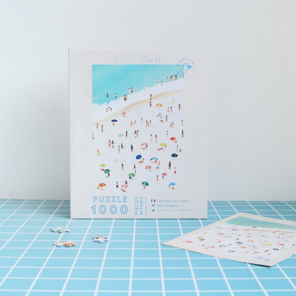 Puzzle La Petite Epicerie Quatre Coins 1000 Peças - Beach Life Por Melisa Bilgici 340006 ( Imagem 3 de 3 ) - Preview