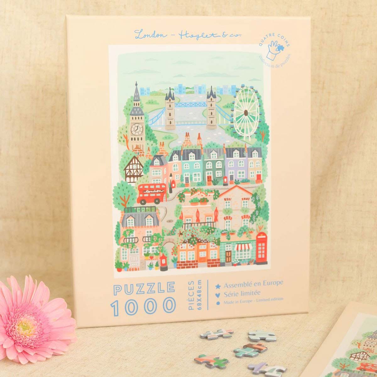 Puzzle La Petite Epicerie Quatre Coins 1000 Peças - Londres Por Hoglet&Co 340001 ( Imagem 3 de 4 ) - Preview