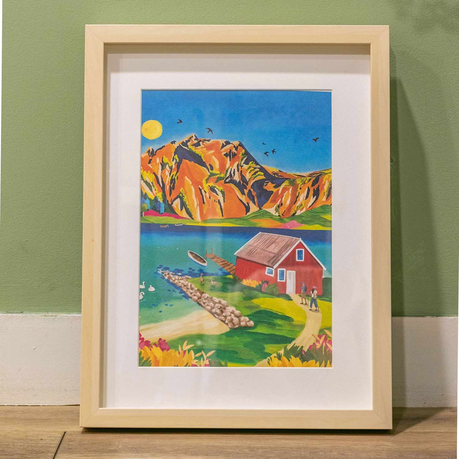 Pintar Por Números La Petite Epicerie Petit Pinceau 24,5X32,5Cm - Caminhada Na Noruega 350056 ( Imagem 2 de 4 ) - Preview