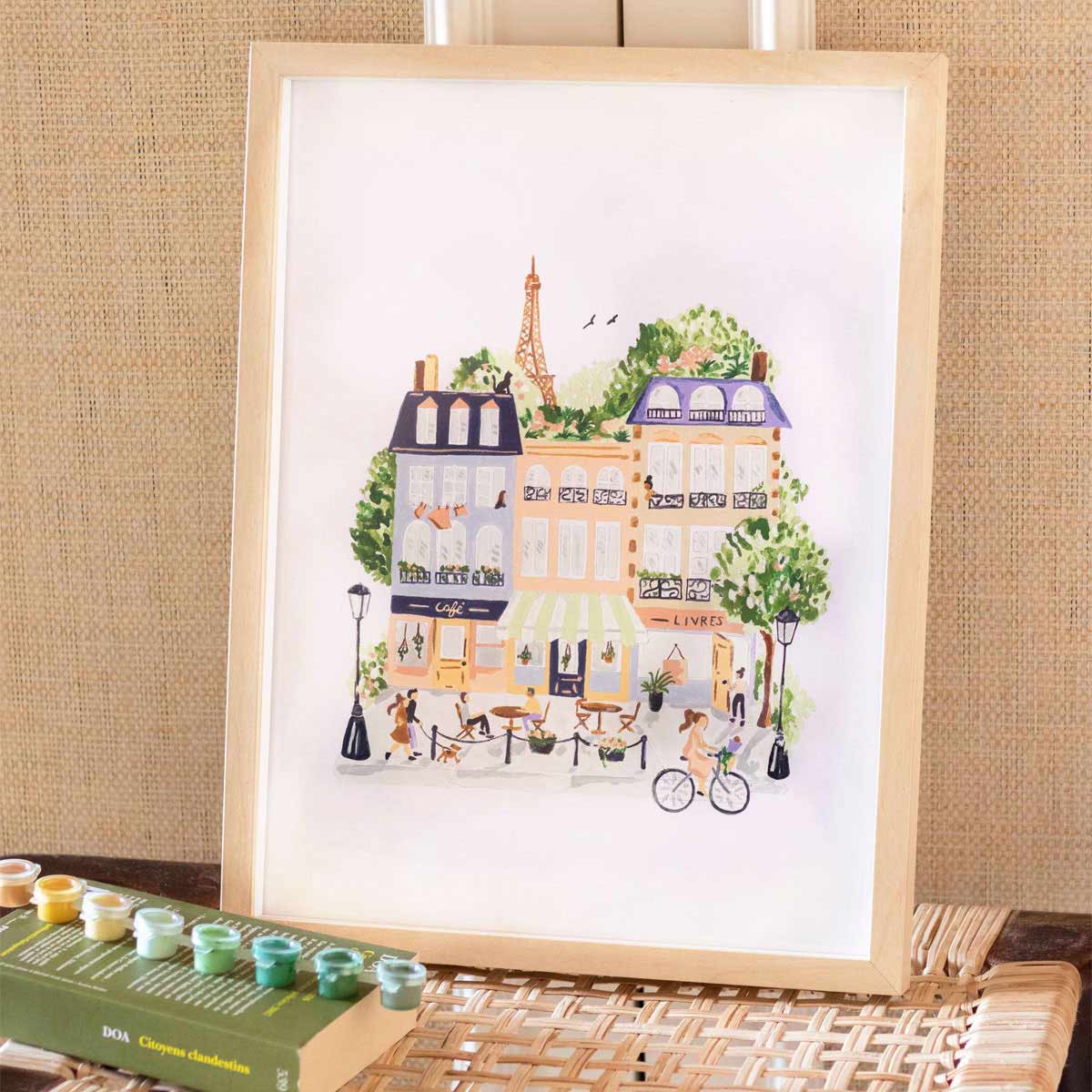 Pintar Por Números La Petite Epicerie Petit Pinceau 24,5X32,5Cm - Paris 350028 ( Imagem 2 de 4 ) - Preview