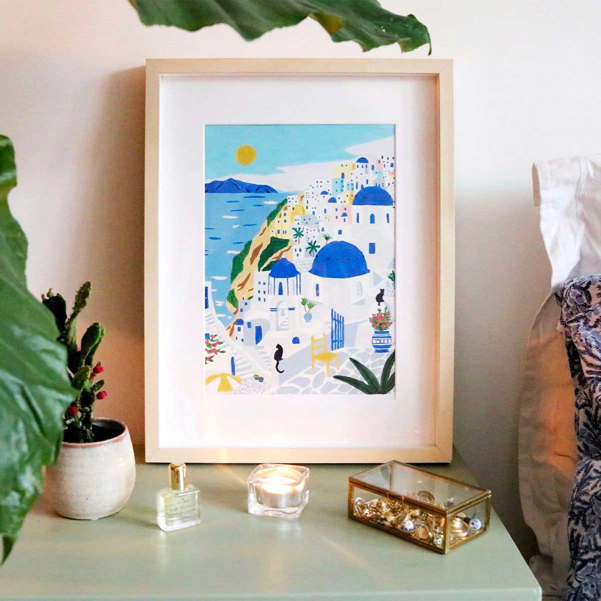 Pintar Por Números La Petite Epicerie Petit Pinceau 24,5X32,5Cm - Santorini 350023 ( Imagem 2 de 4 ) - Preview