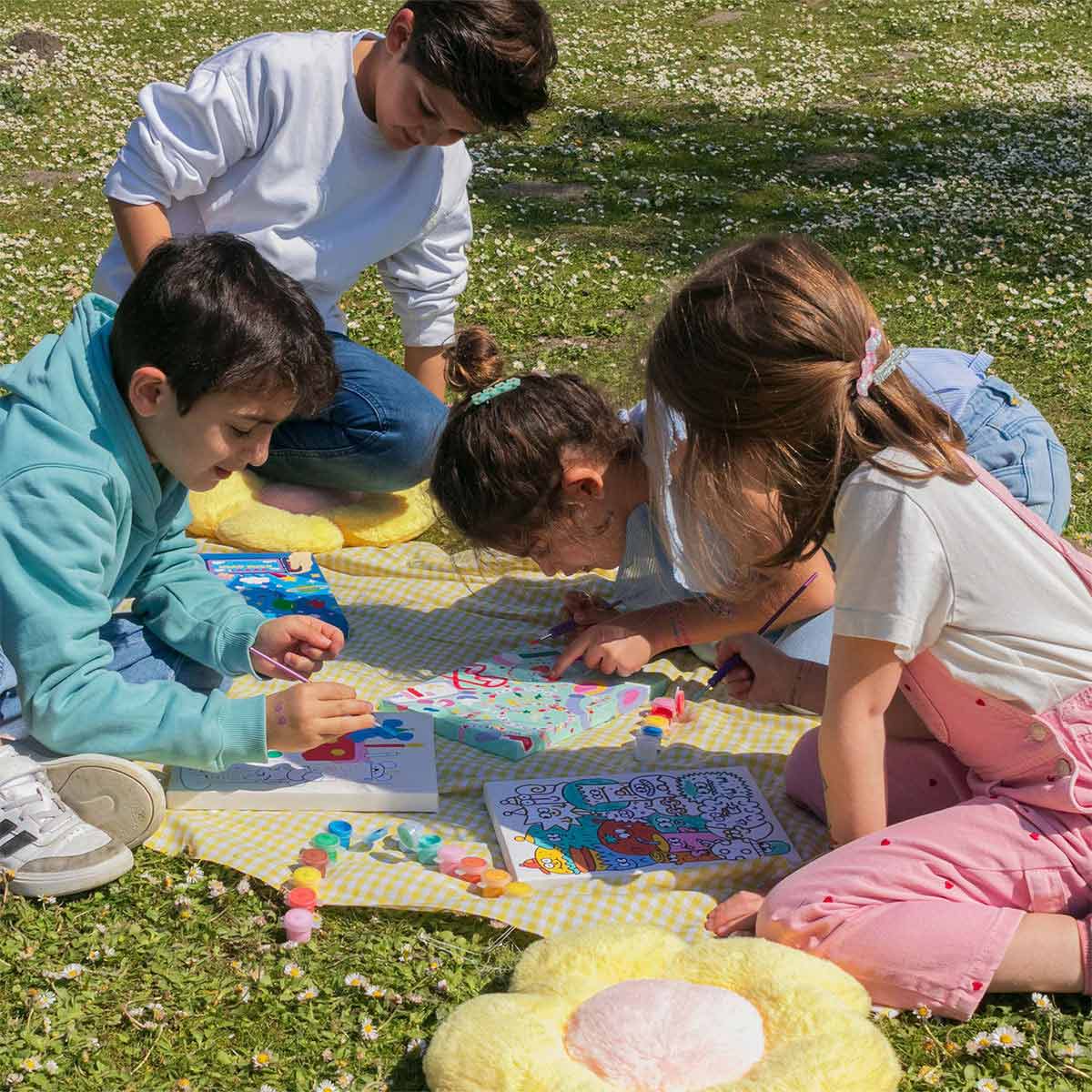 Pintar Por Números La Petite Epicerie Petit Pinceau Kids 18X25Cm - Fun Gang 351009 ( Imagem 4 de 4 ) - Preview