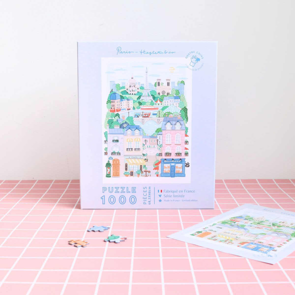 Puzzle La Petite Epicerie Quatre Coins 1000 Peças - Paris Por Hoglet&Co 340004 ( Imagem 3 de 4 ) - Preview