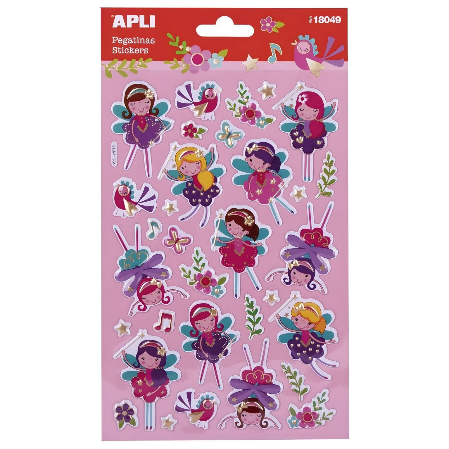 Autocolantes Apli Fadas Blister C/1Fl 18049 ( Imagem 3 de 4 ) - Preview