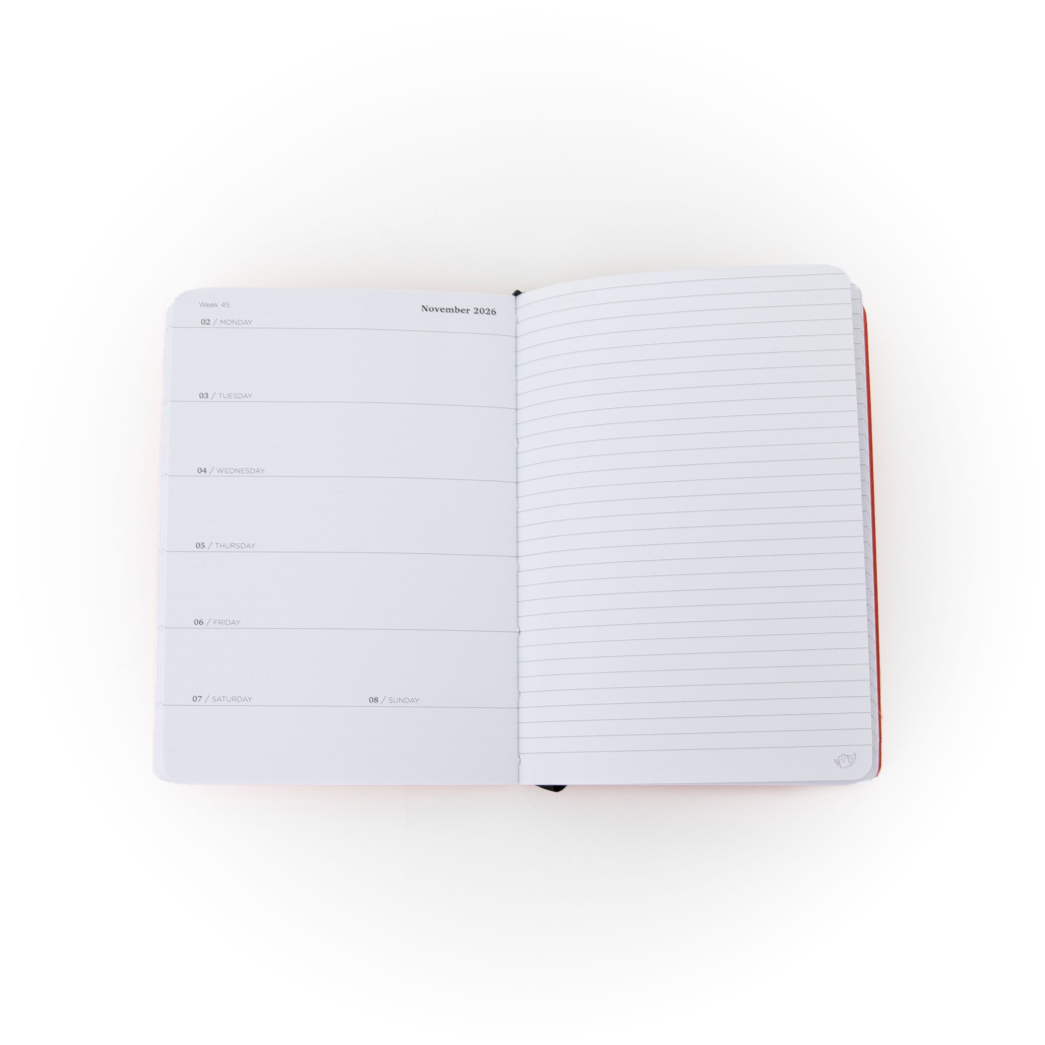 Agenda Semanal Pocket 128X172Mm 2026 Mr.Wonderful Laranja 2501040967W0Un ( Imagem 2 de 4 ) - Preview