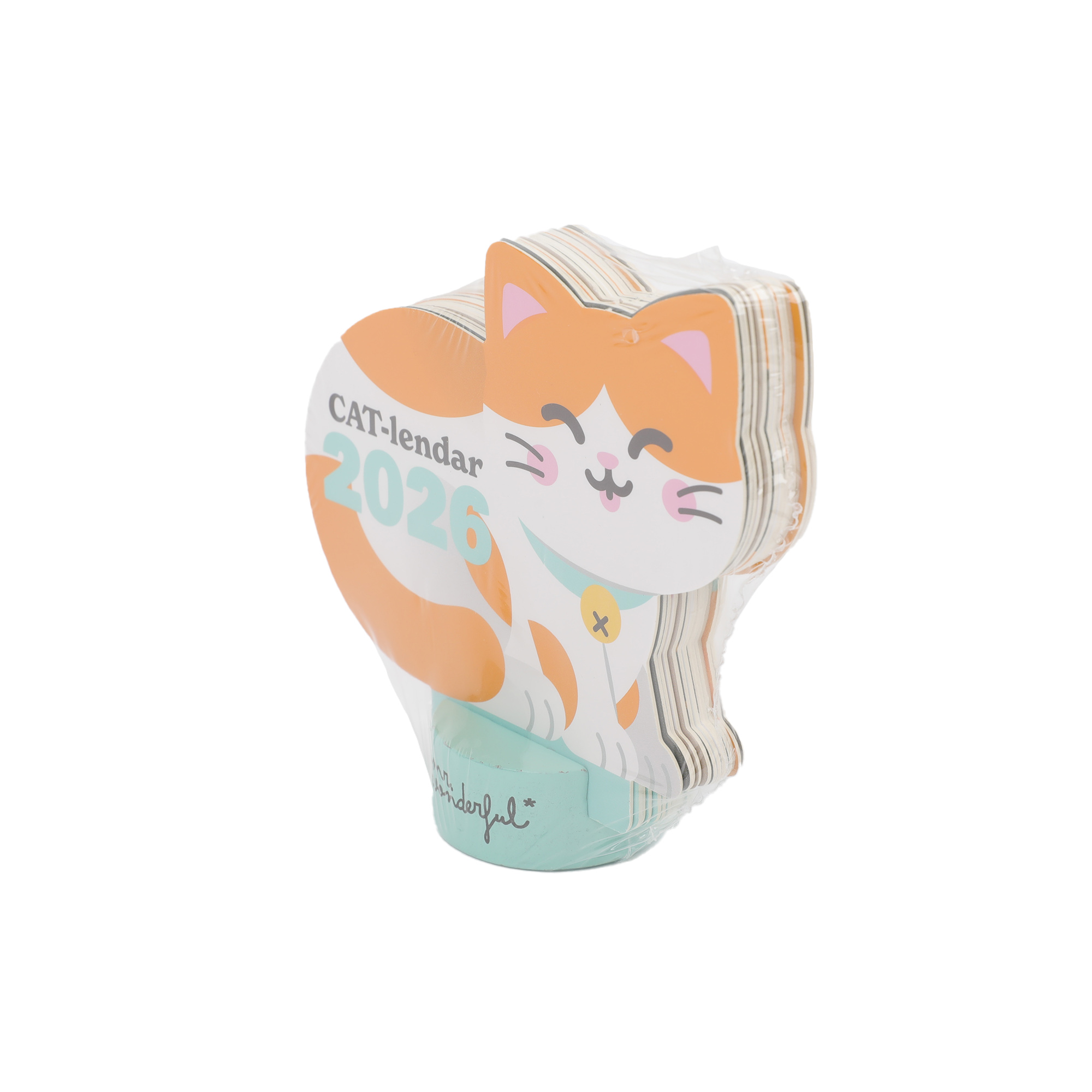 Calendário De Mesa Com Base 2026 Mr.Wonderful "Meow-Lendar" 2502021064W0Un ( Imagem 4 de 4 ) - Preview