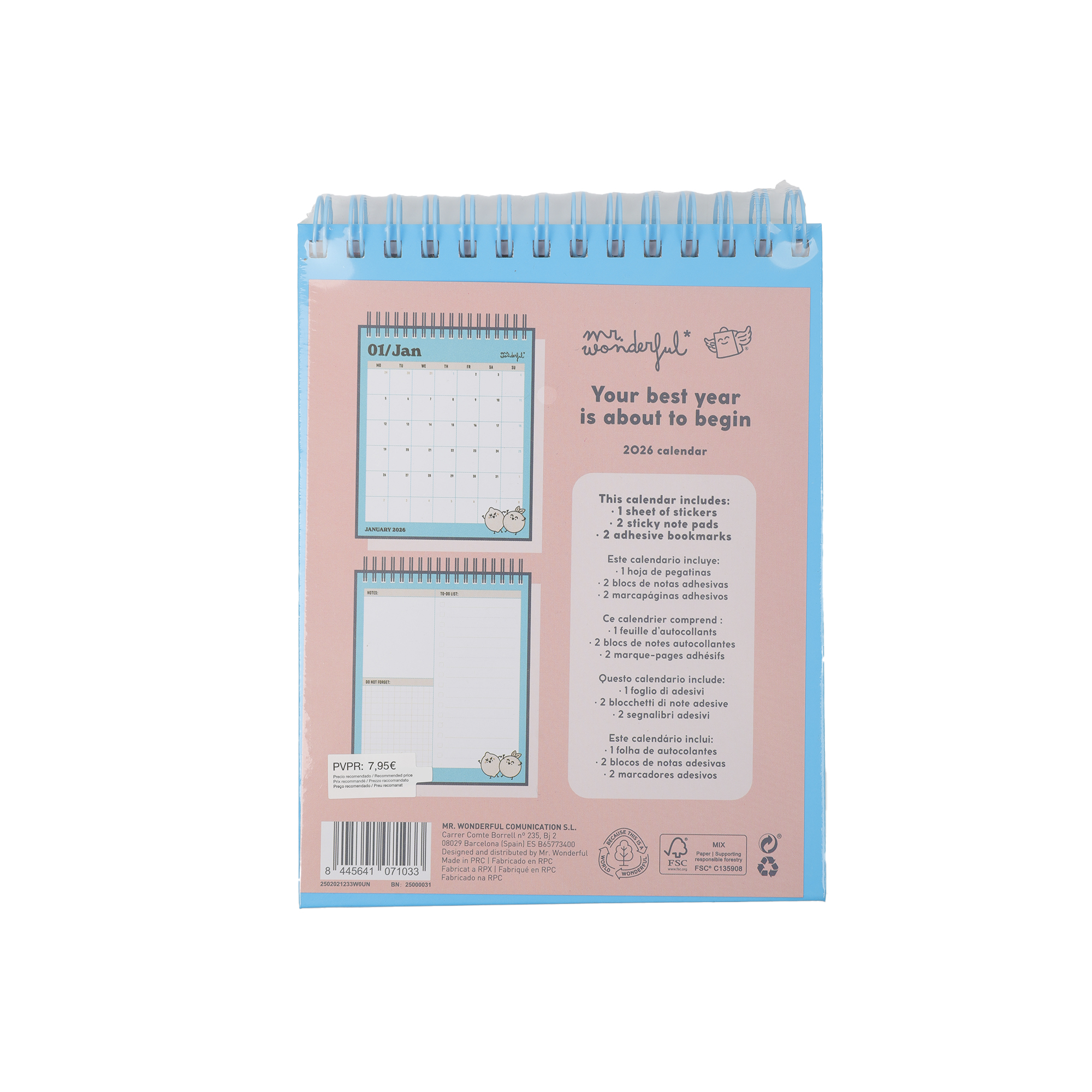 MR WONDERFUL - MINI CALENDARIO 2026 SECRET. - 2502021233 ( Imagem 4 de 4 ) - Preview