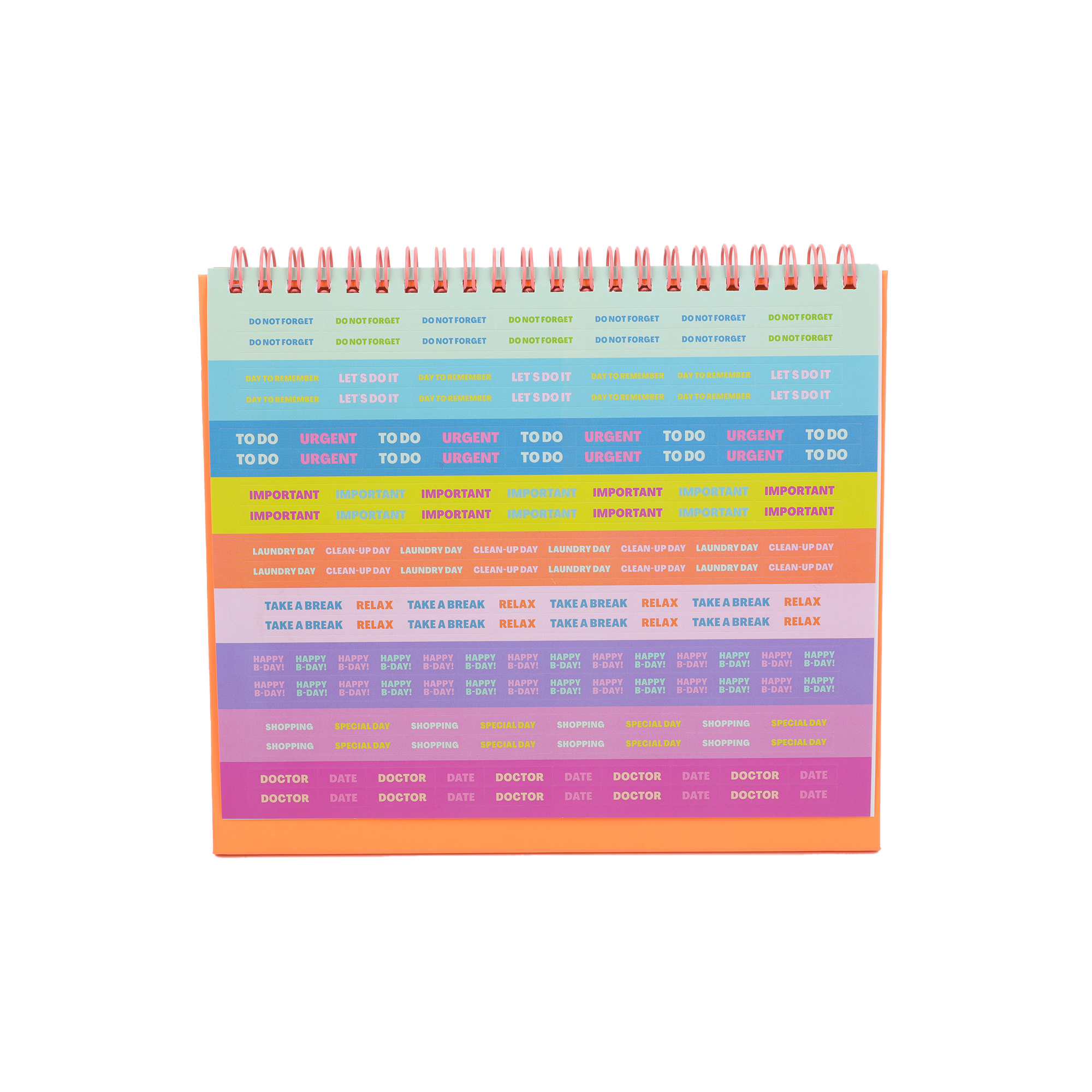 Calendário De Mesa 2026 Mr.Wonderful "Ready, Steady...Go" 2502021070W0Un ( Imagem 3 de 4 ) - Preview