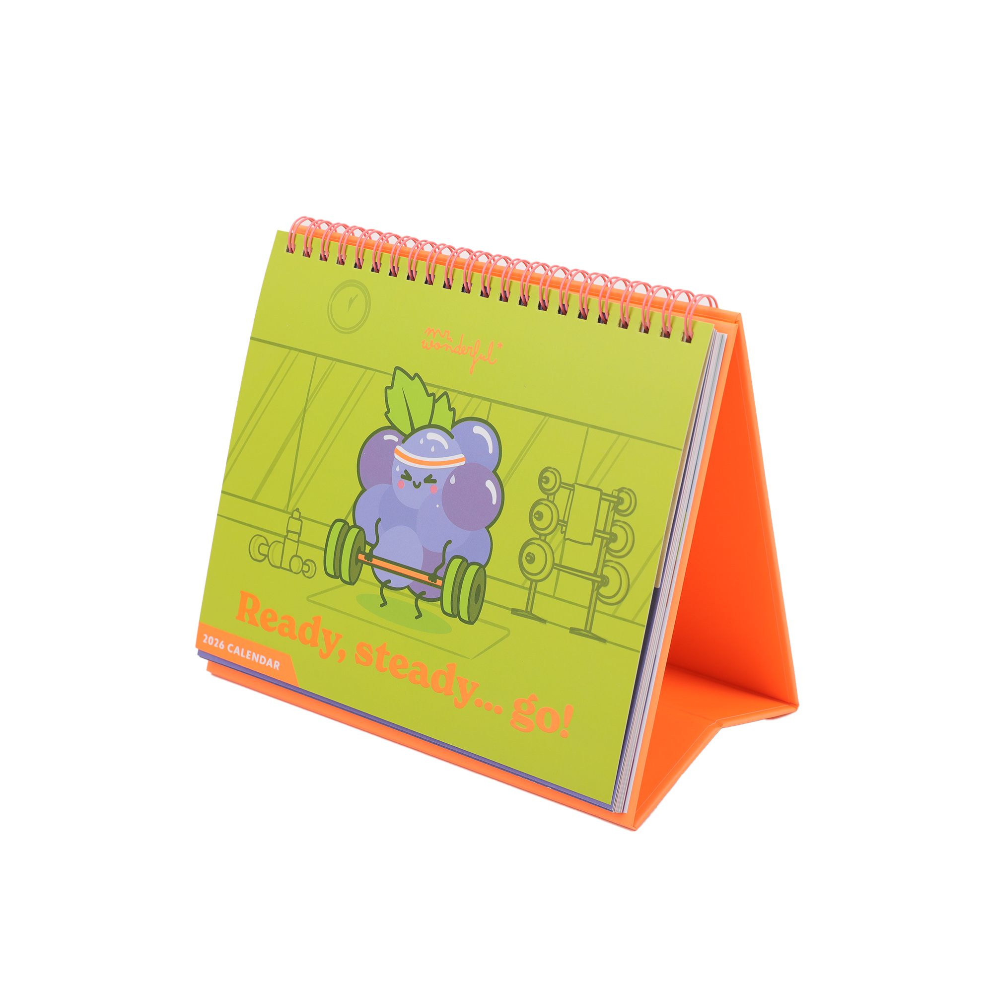 Calendário De Mesa 2026 Mr.Wonderful "Ready, Steady...Go" 2502021070W0Un ( Imagem 4 de 4 ) - Preview