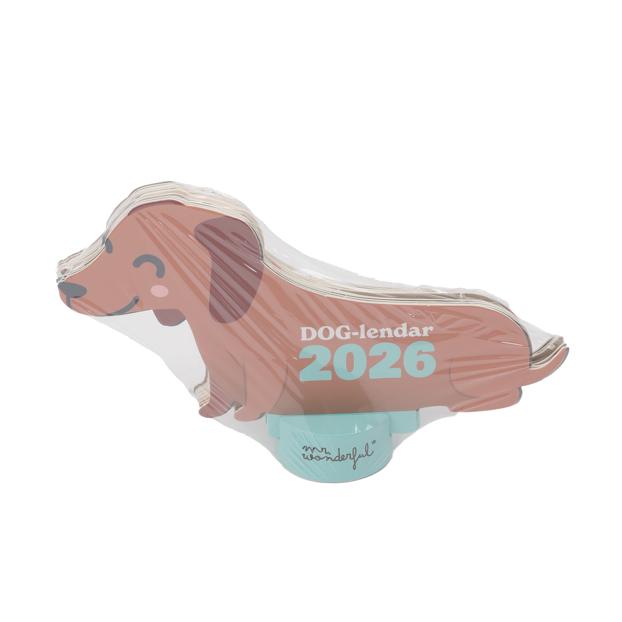 Calendário Mesa com Base 2026 - Dachshund ( Imagem 4 de 4 ) - Preview