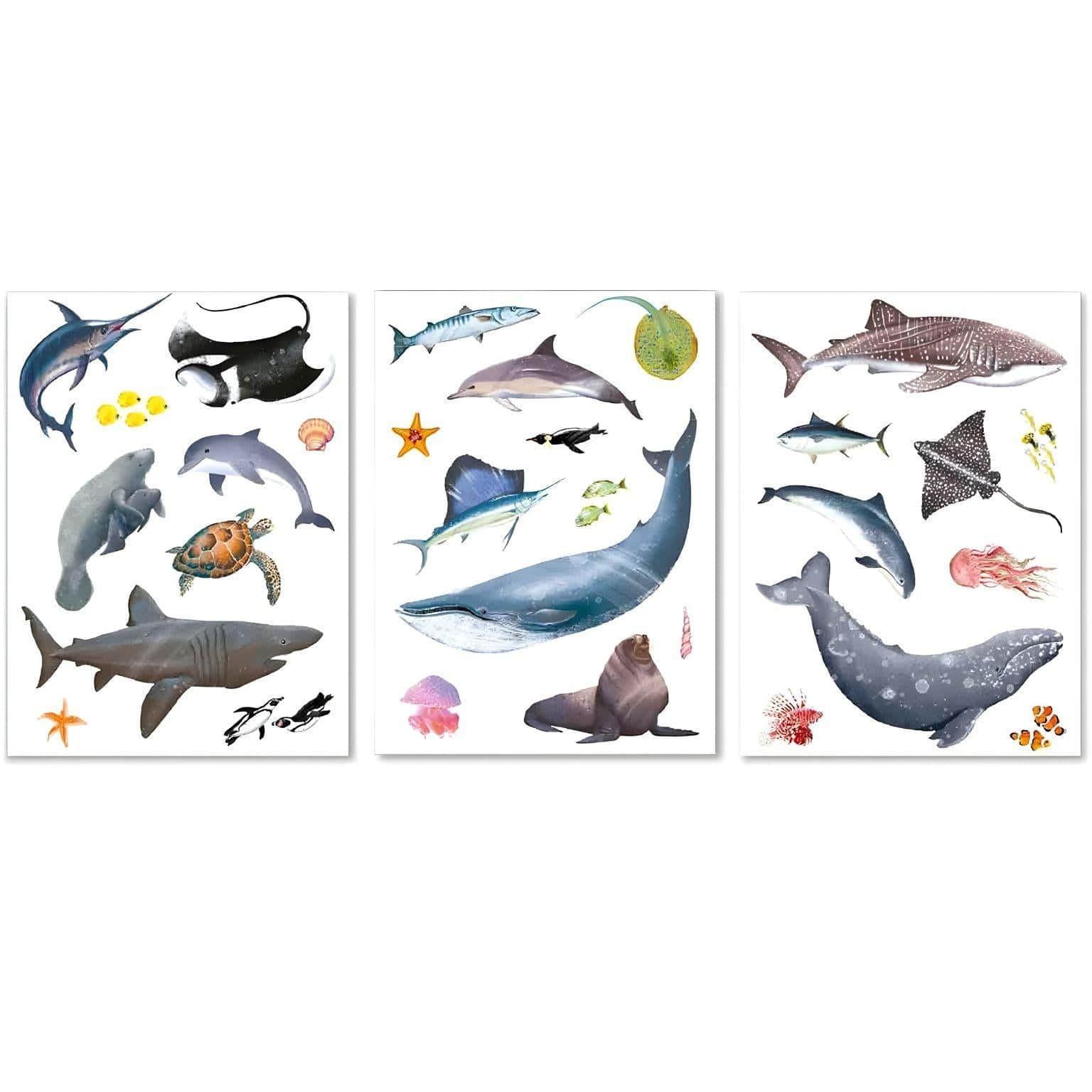 Animais Marinhos - 50 Autocolantes ( Imagem 2 de 4 ) - Preview