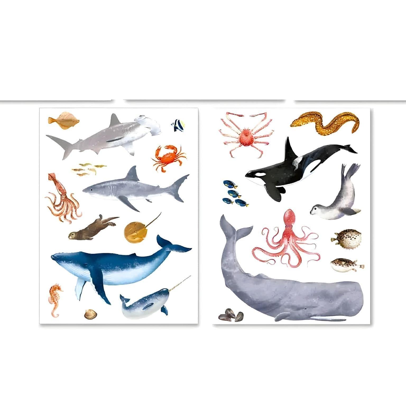 Animais Marinhos - 50 Autocolantes ( Imagem 3 de 4 ) - Preview