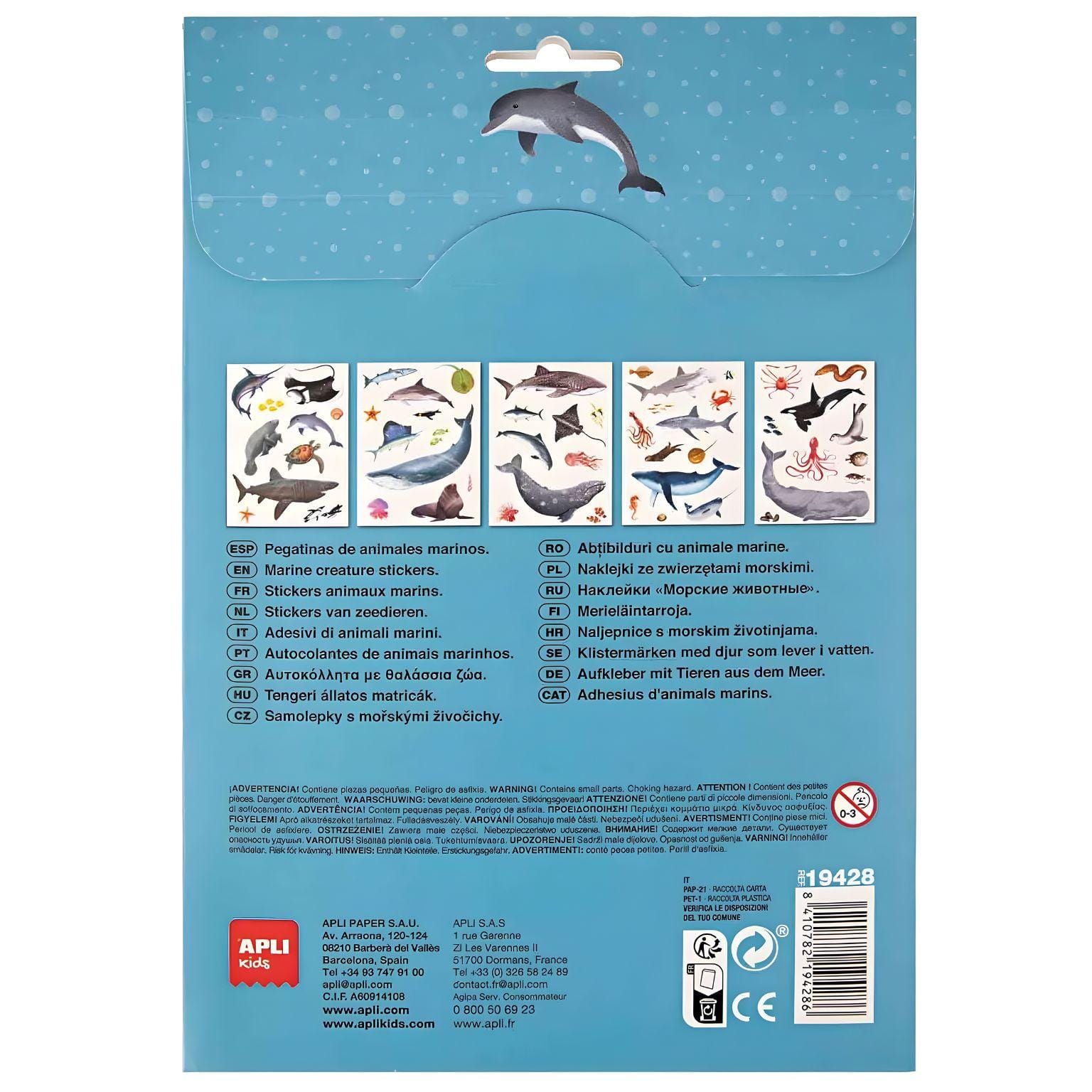 Animais Marinhos - 50 Autocolantes ( Imagem 4 de 4 ) - Preview