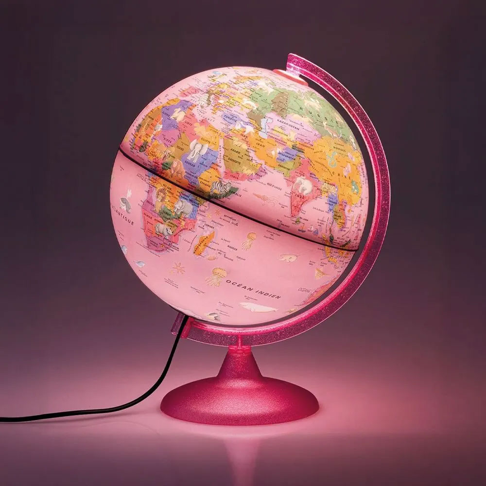 Globo Com Luz Tecnodidattica Pink Zoo 25Cm 0325Pzpzprlkk046 ( Imagem 2 de 4 ) - Preview
