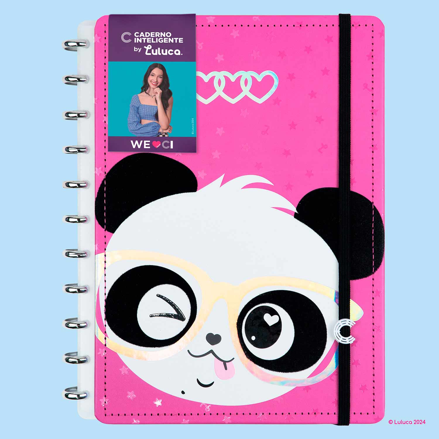 Caderno Inteligente Grande (215X280Mm) Pautado Pandalu Glow By Luluca Cigd4342 ( Imagem 2 de 4 ) - Preview