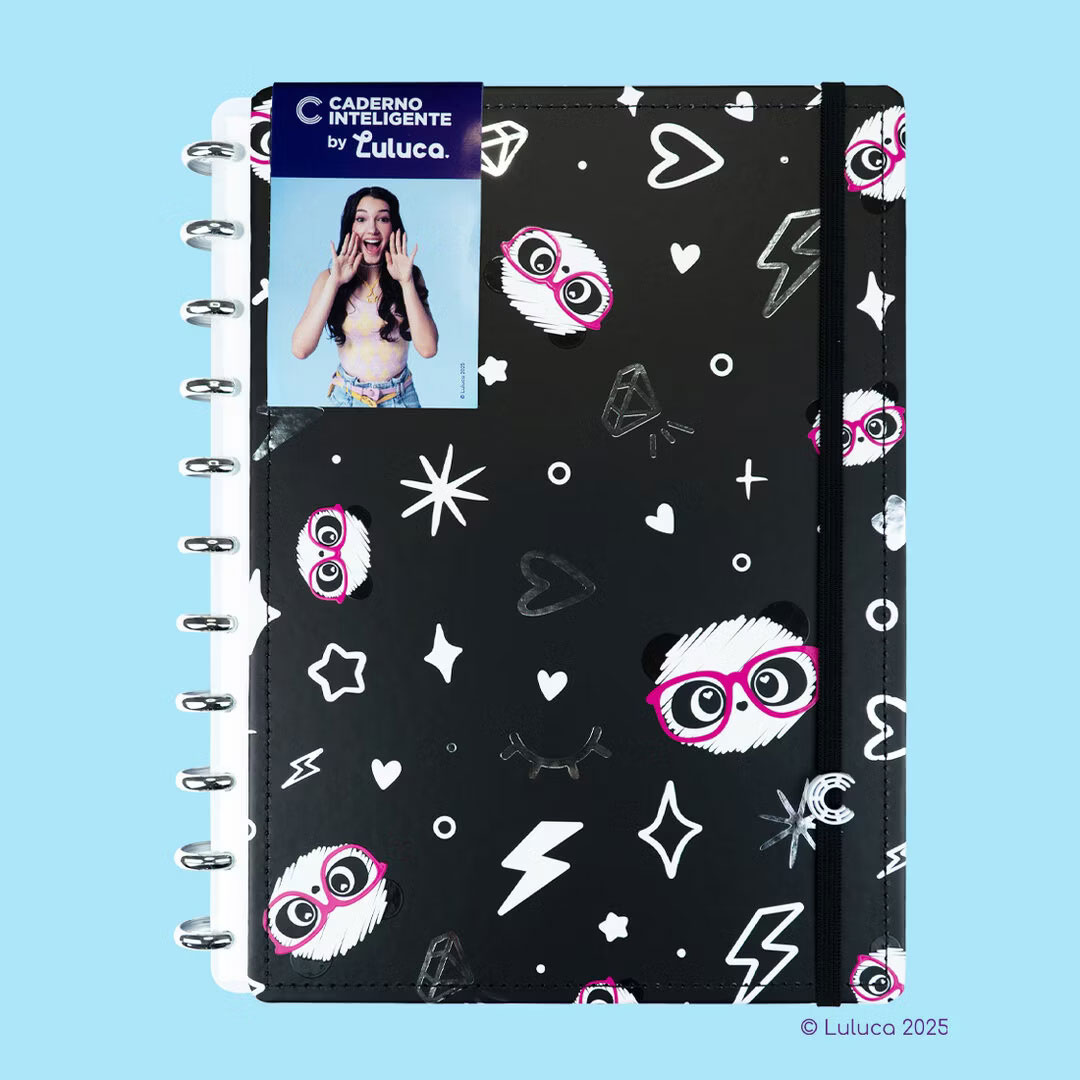 Caderno Inteligente Grande (215X280Mm) Pautado Pandalu Star By Luluca ( Imagem 2 de 4 ) - Preview