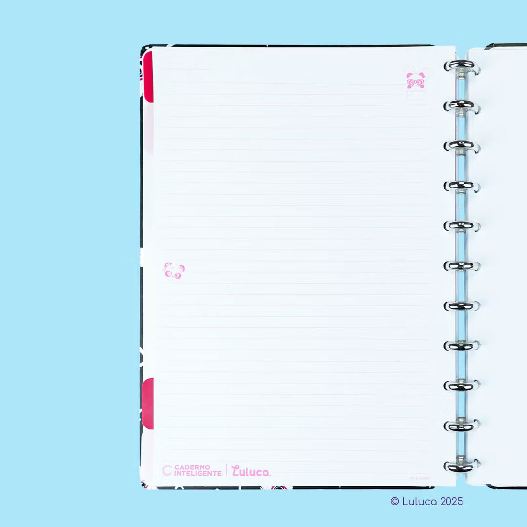 Caderno Inteligente Grande (215X280Mm) Pautado Pandalu Star By Luluca ( Imagem 3 de 4 ) - Preview