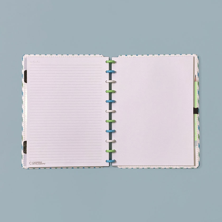 Caderno Inteligente Grande (215X280Mm) Pautado Waves Cigd4072 ( Imagem 2 de 2 ) - Preview