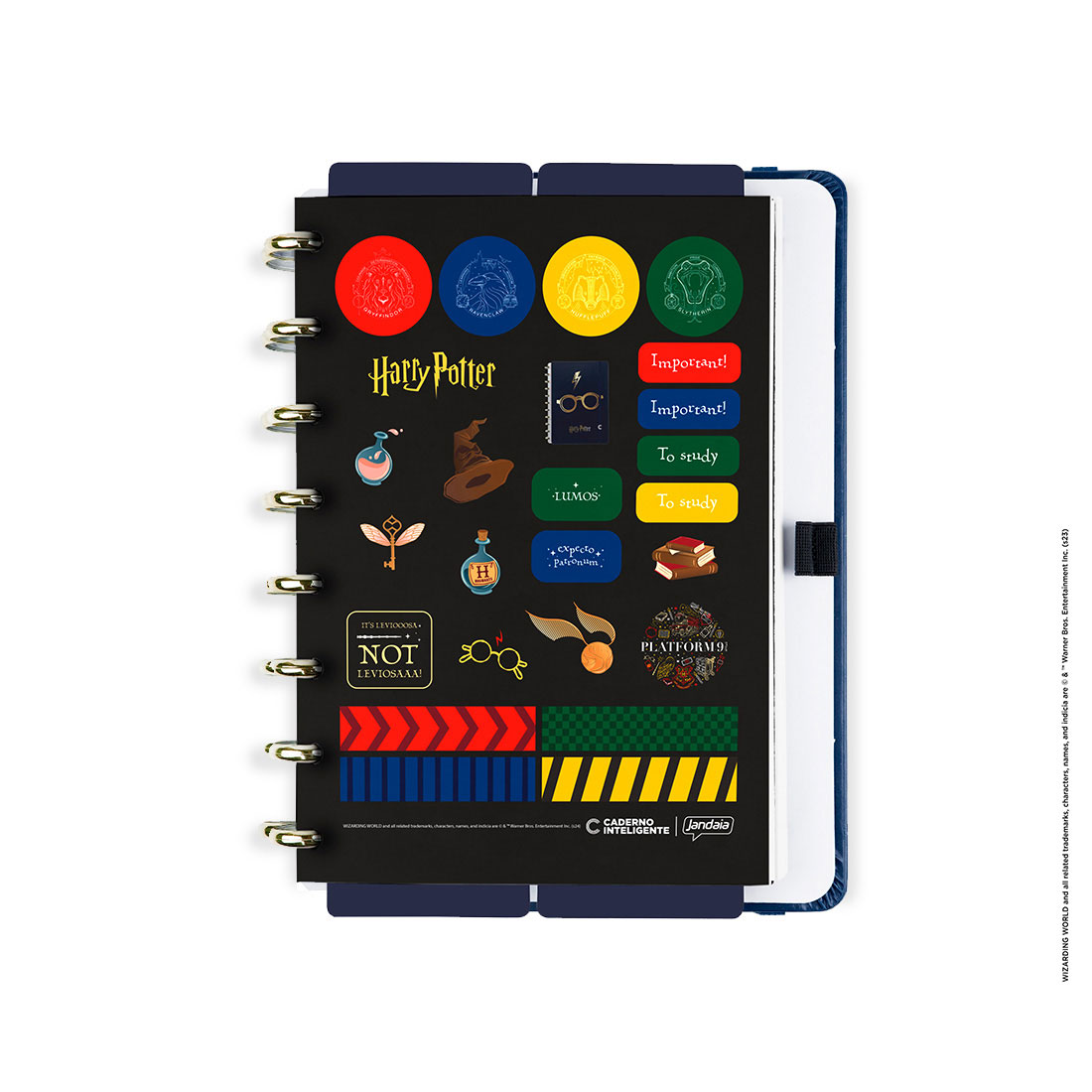 Caderno Inteligente A5 Pautado Harry Potter Blue 7894494774003 ( Imagem 3 de 4 ) - Preview