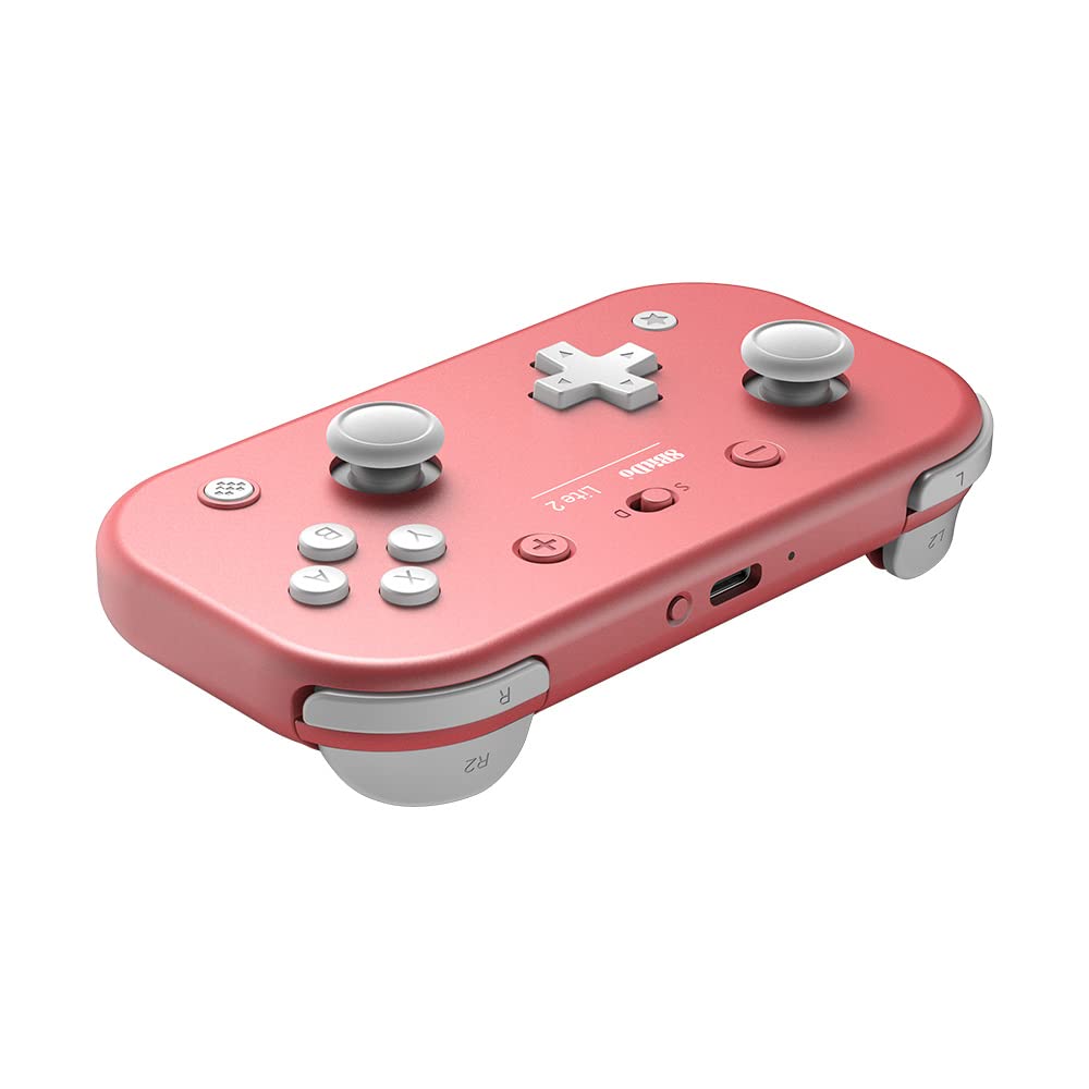 8BitDo Lite 2 Bluetooth Gamepad Pink Controller (Switch, Android, Raspberry Pi) ( Imagem 3 de 4 ) - Preview