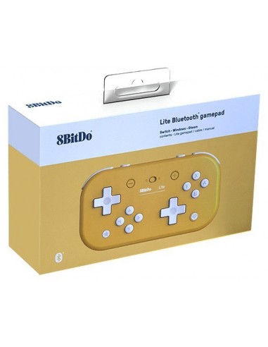8BitDo Lite Bluetooth Gamepad Switch Lite Controller, Switch & Windows (Yellow) ( Imagem 2 de 2 ) - Preview