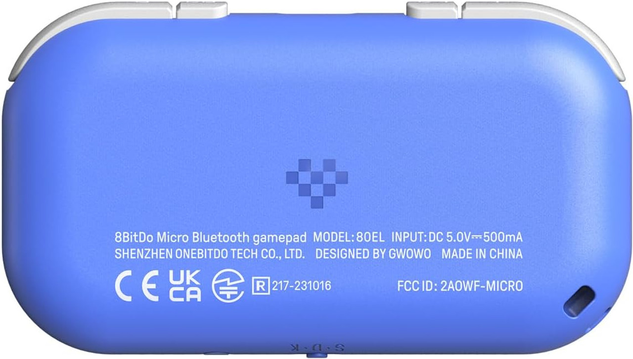 Comando 8BitDo Micro Bluetooth Gamepad (Blue) ( Imagem 2 de 3 ) - Preview