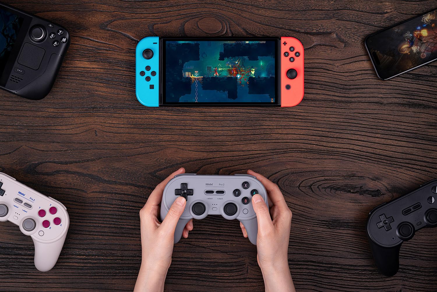 8BitDo Pro 2 Bluetooth Controller Hall Effect Joystick Switch, PC, Android ( Imagem 3 de 3 ) - Preview